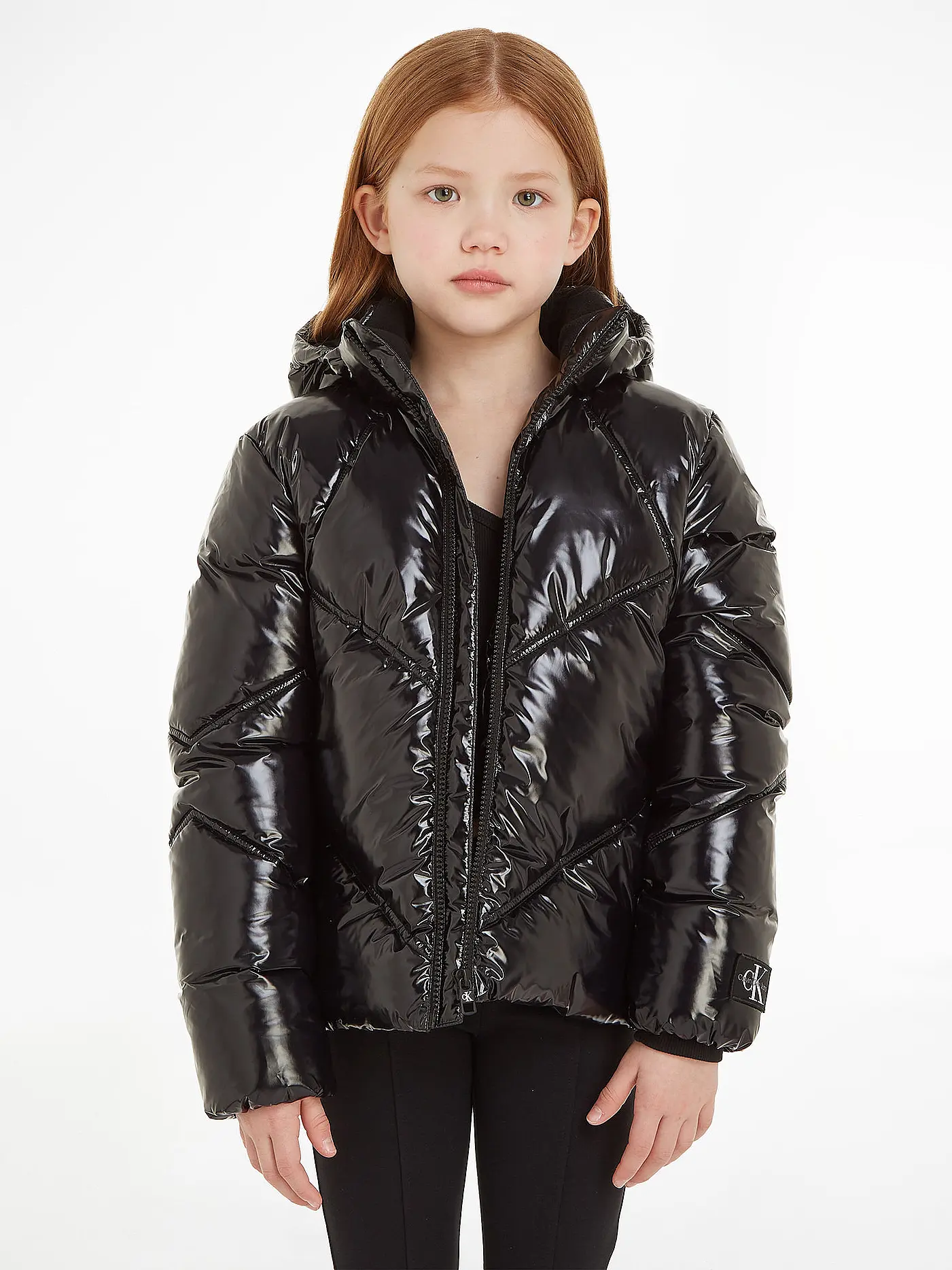 CALVIN KLEIN JEANS | Mädchen Steppjacke  | schwarz