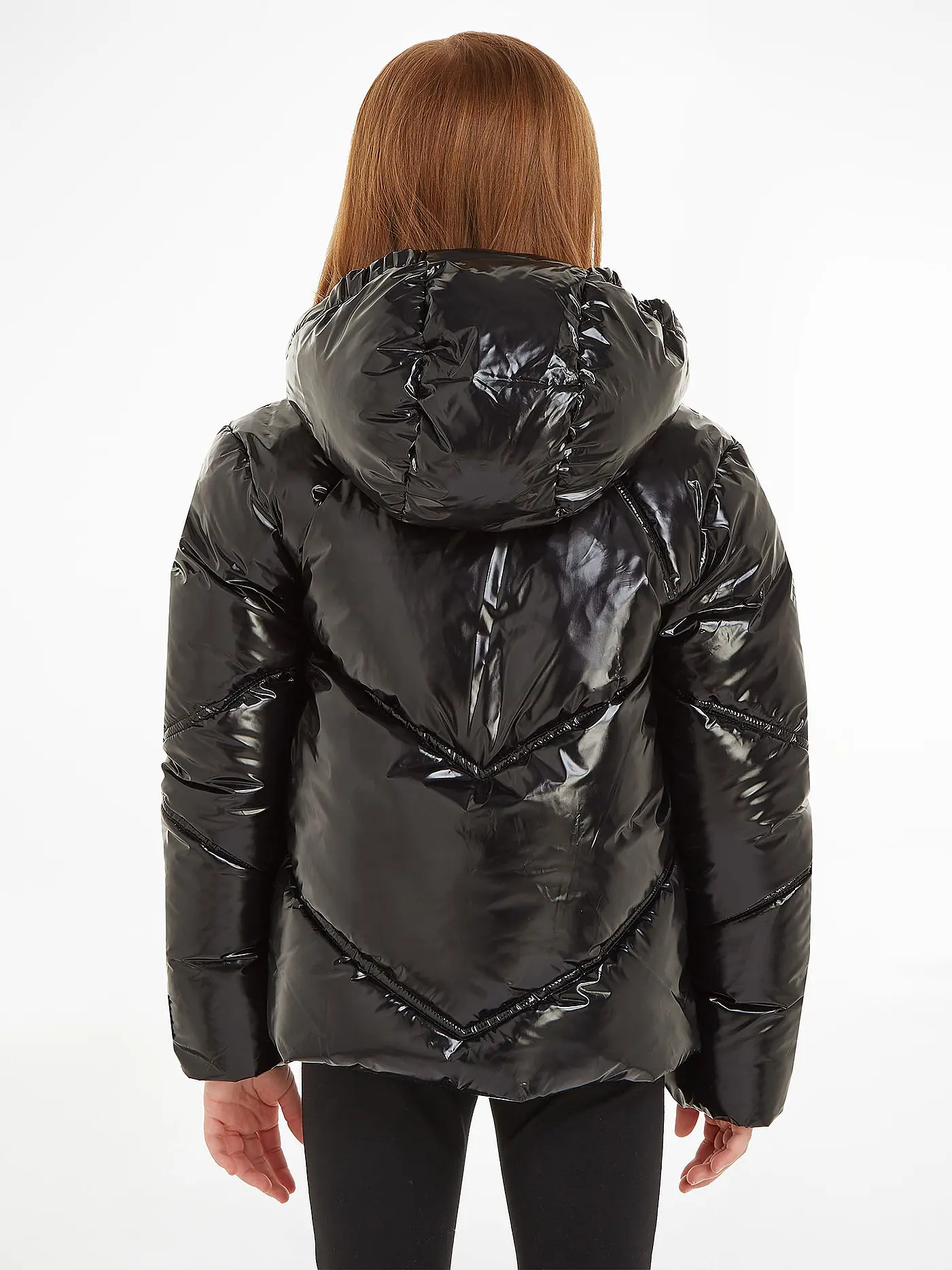 CALVIN KLEIN JEANS | Mädchen Steppjacke  | schwarz