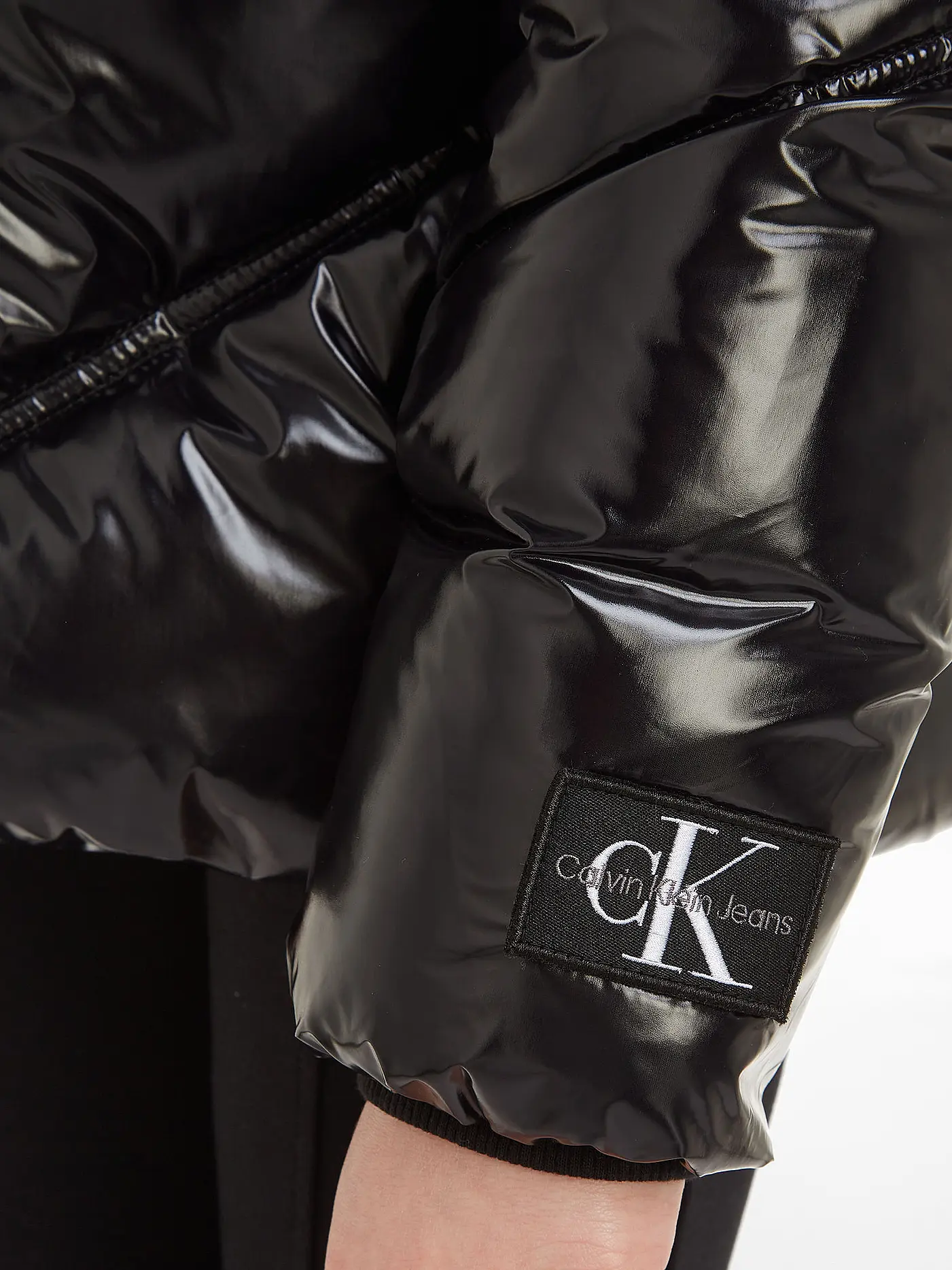 CALVIN KLEIN JEANS | Mädchen Steppjacke  | schwarz