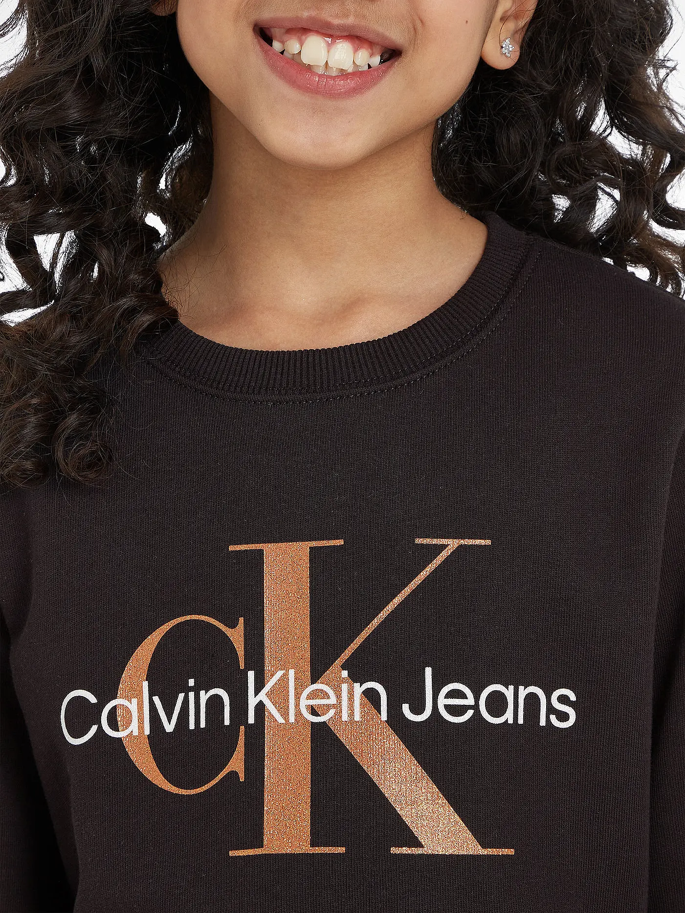 CALVIN KLEIN JEANS | Mädchen Sweater  | schwarz