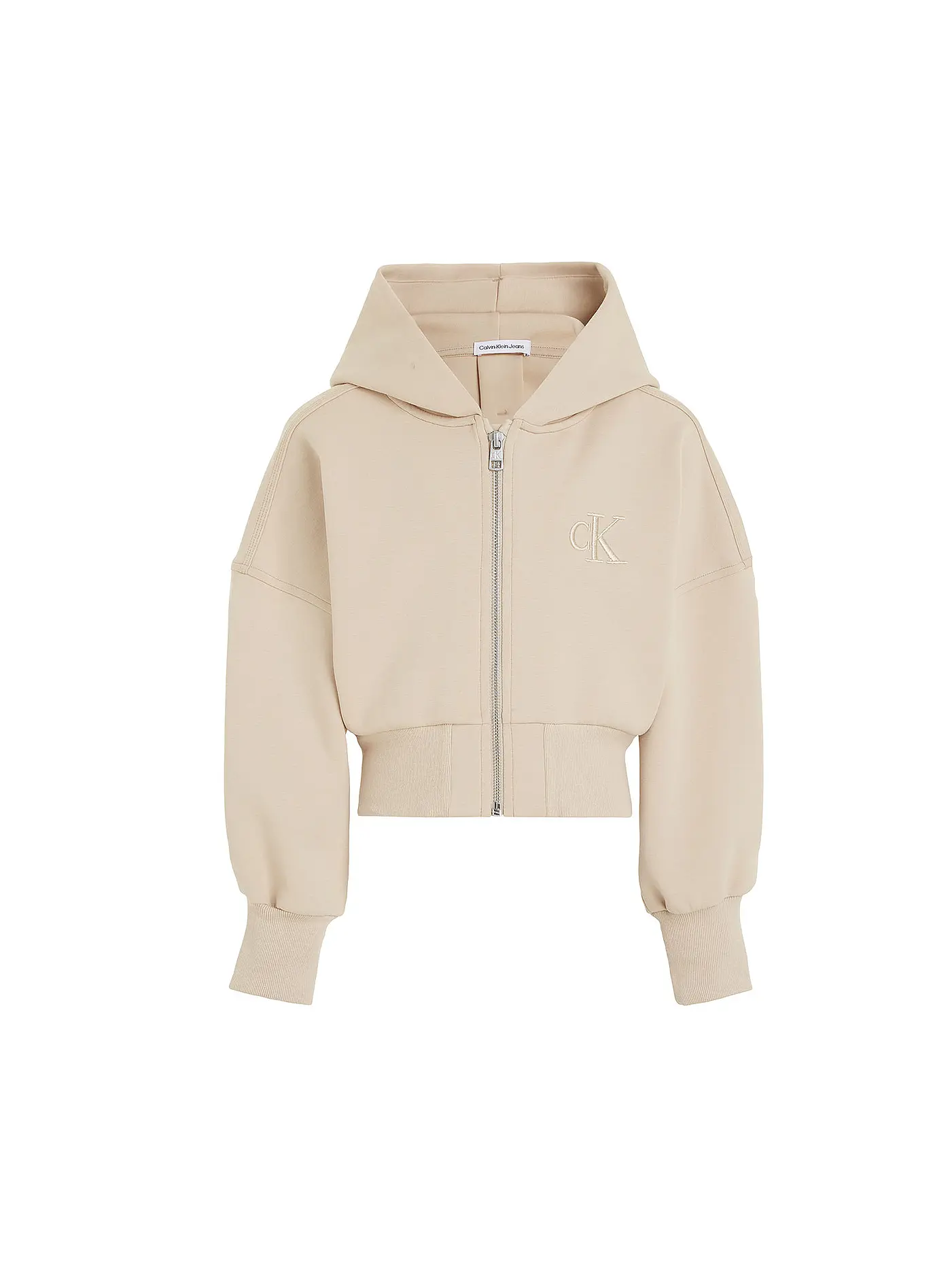 CALVIN KLEIN JEANS | Mädchen Sweatjacke  | beige