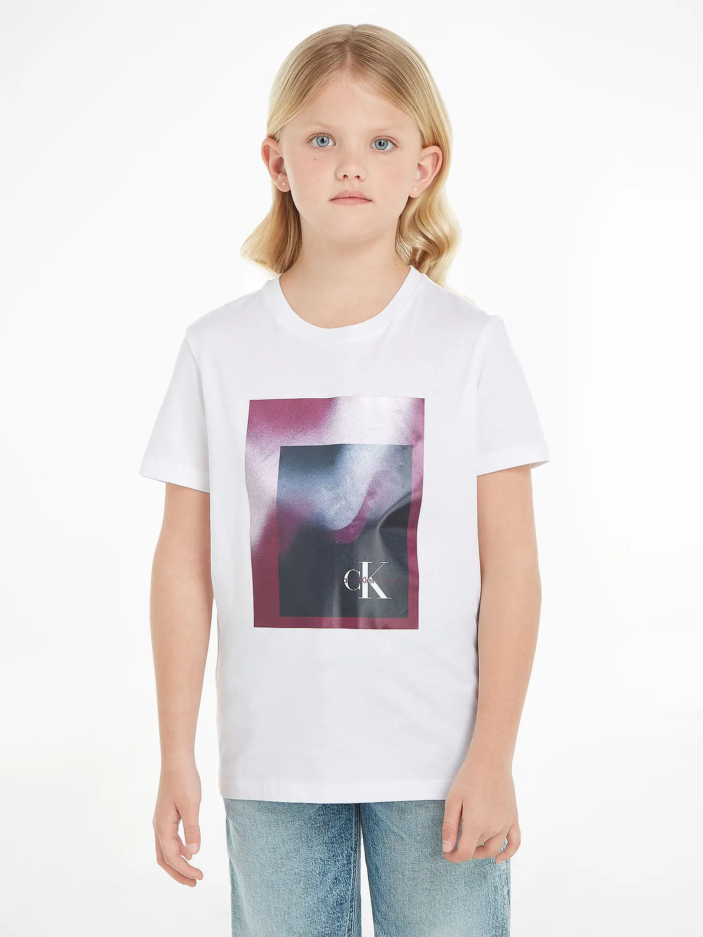 CALVIN KLEIN JEANS | Mädchen T-Shirt  | weiss