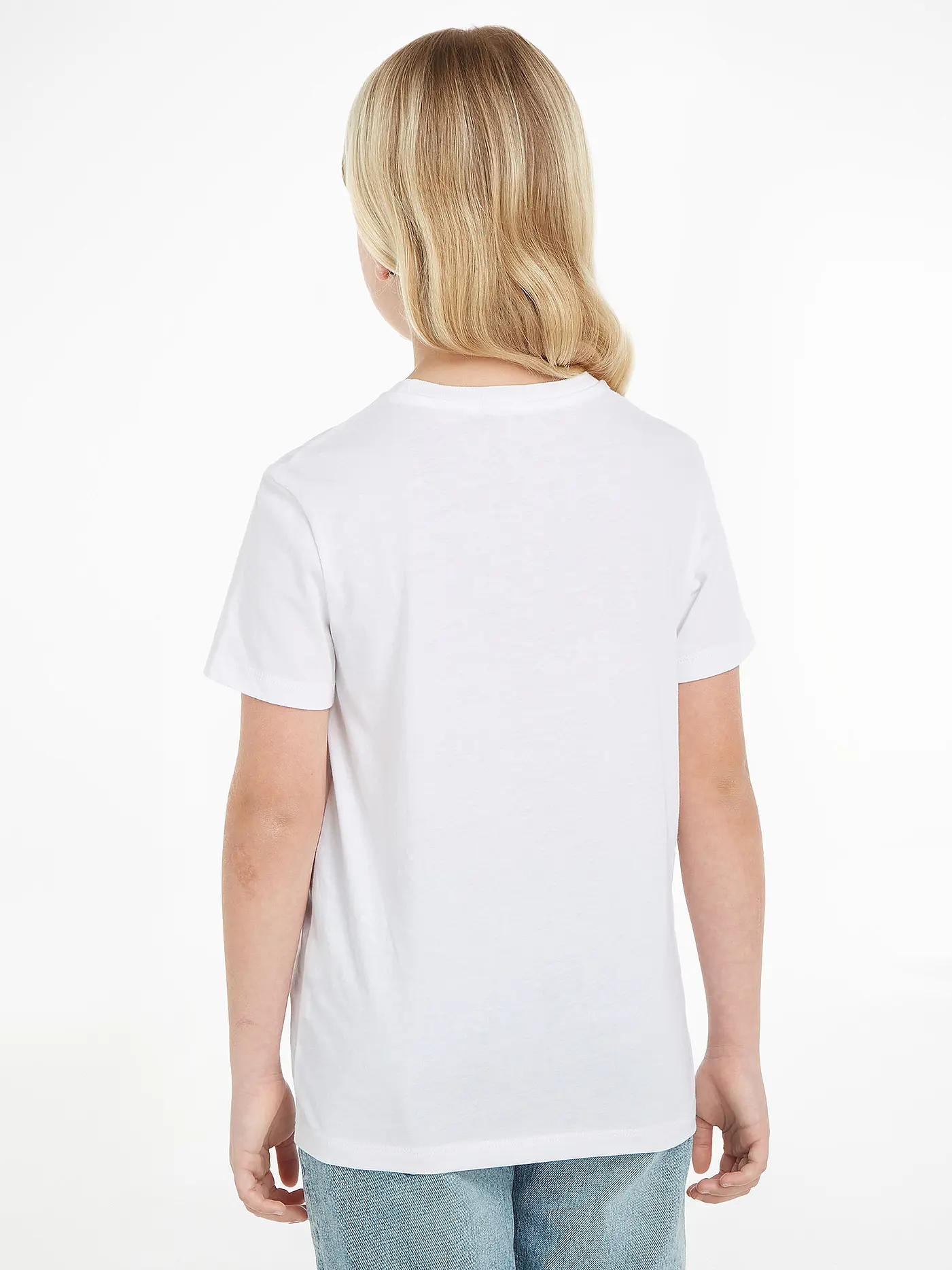 CALVIN KLEIN JEANS | Mädchen T-Shirt  | weiss