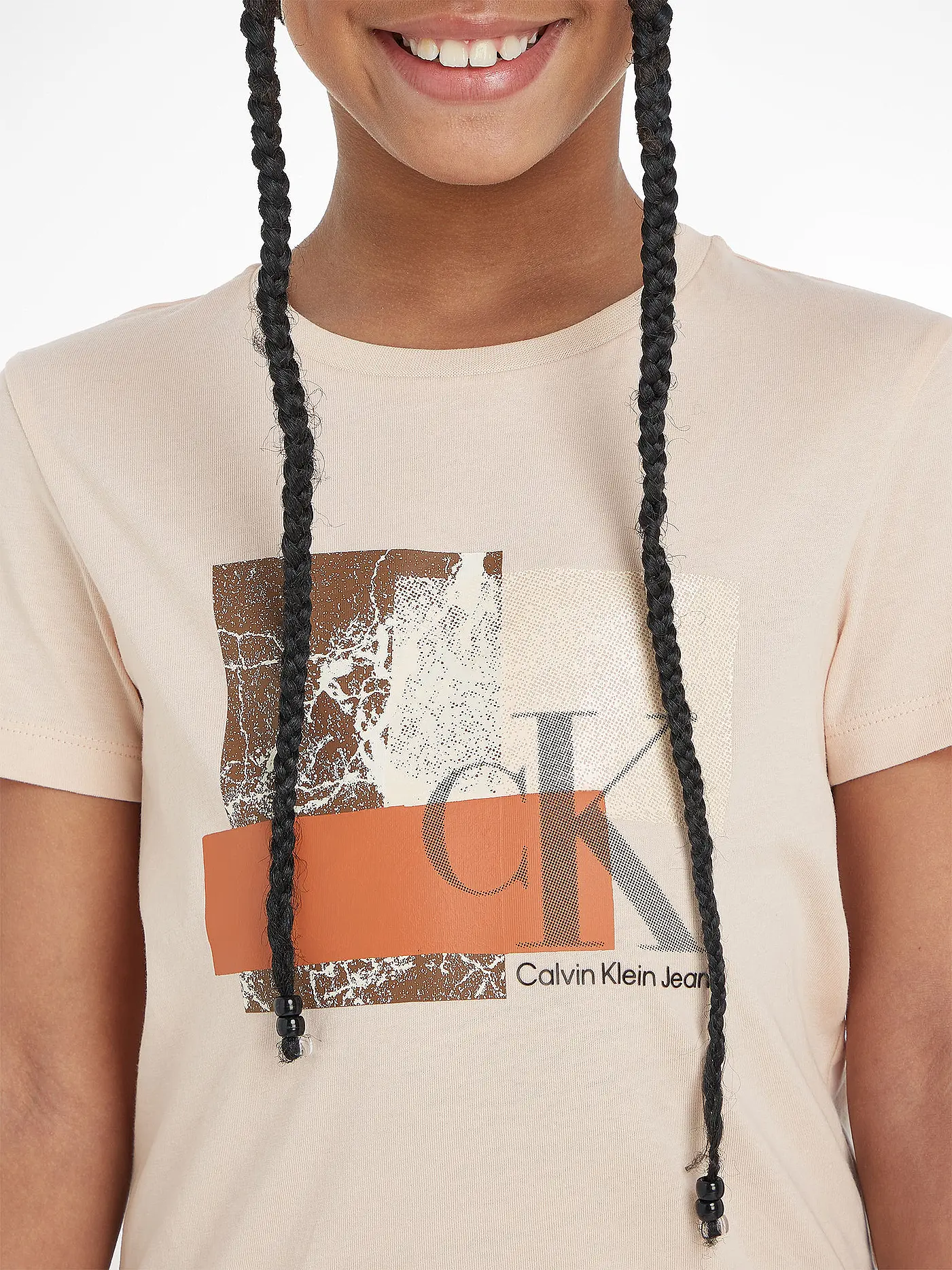 CALVIN KLEIN JEANS | Mädchen T-Shirt  | orange