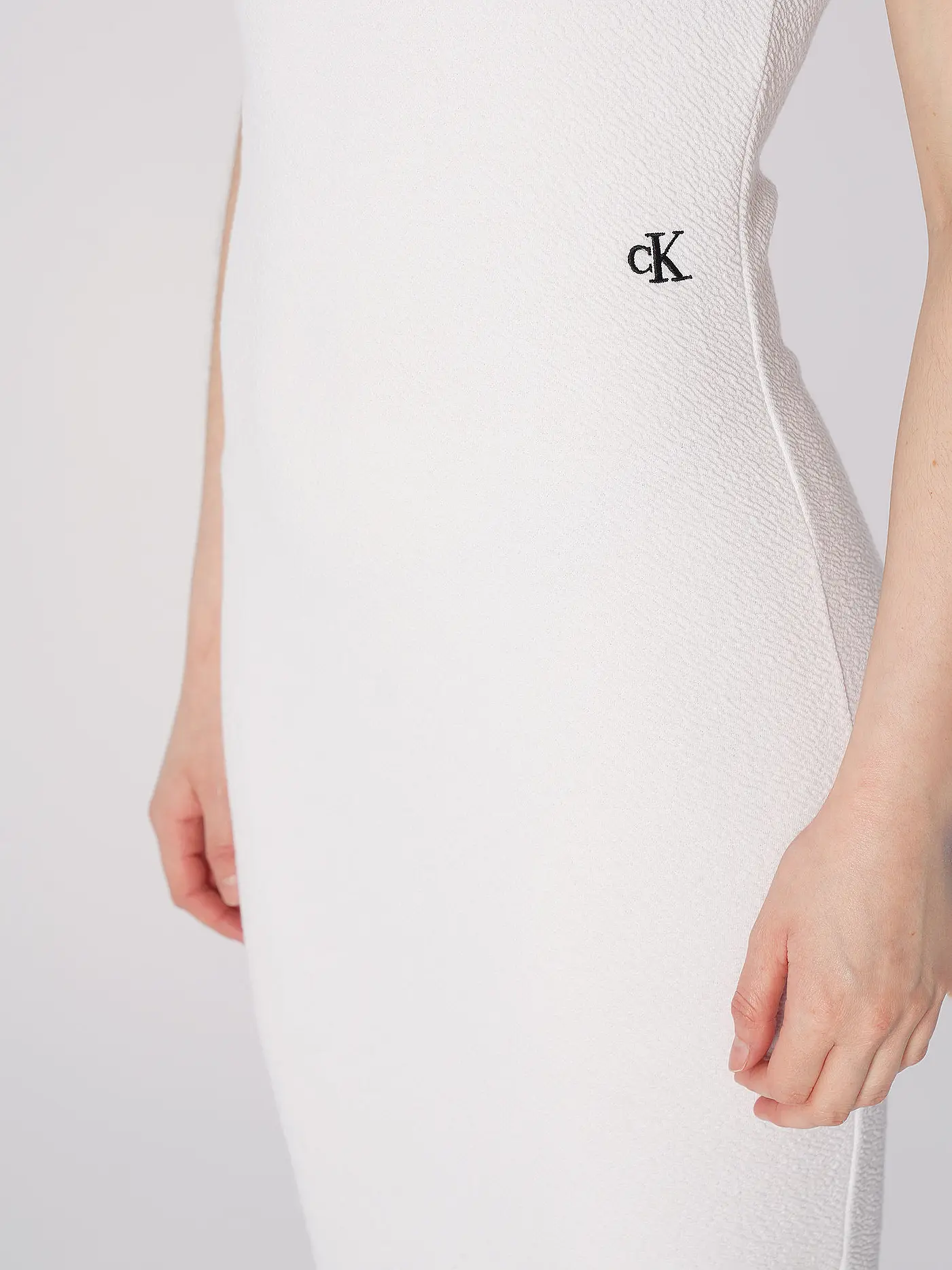 CALVIN KLEIN JEANS | Minikleid  | weiss