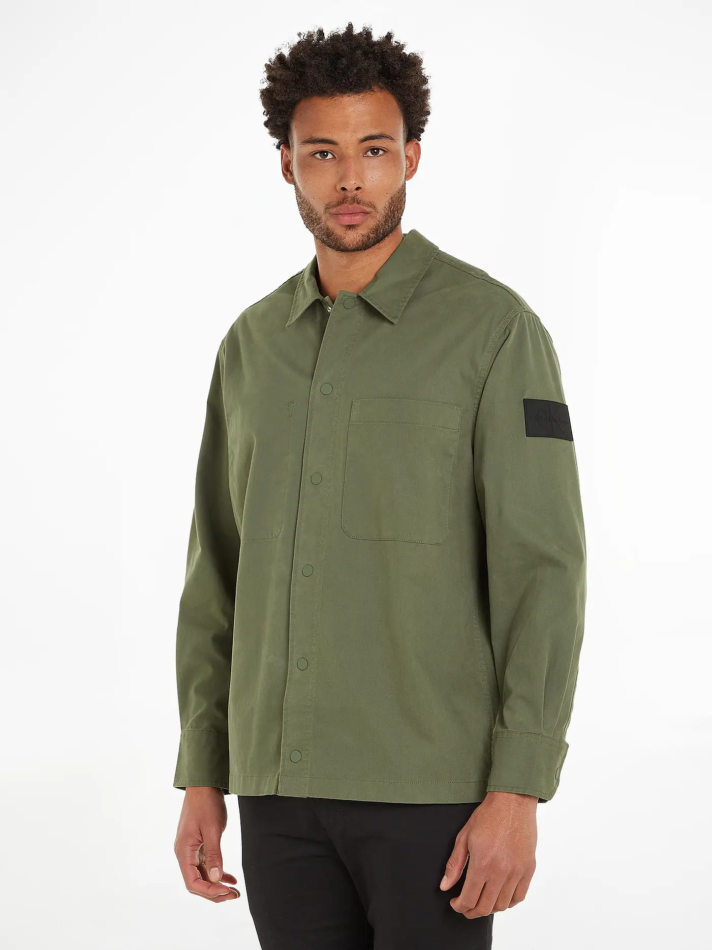 CALVIN KLEIN JEANS | Overshirt | olive