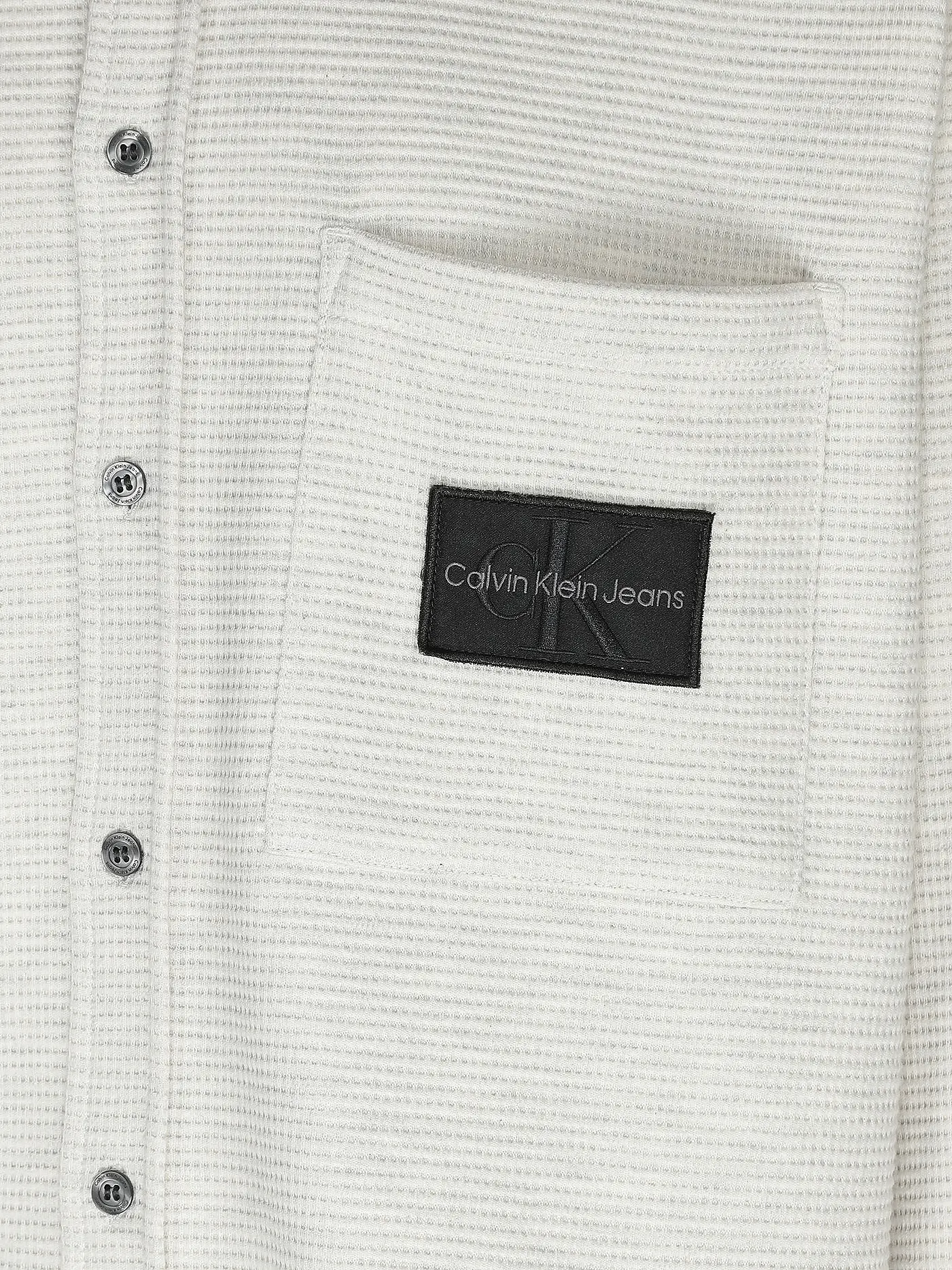 CALVIN KLEIN JEANS | Overshirt | hellgrau