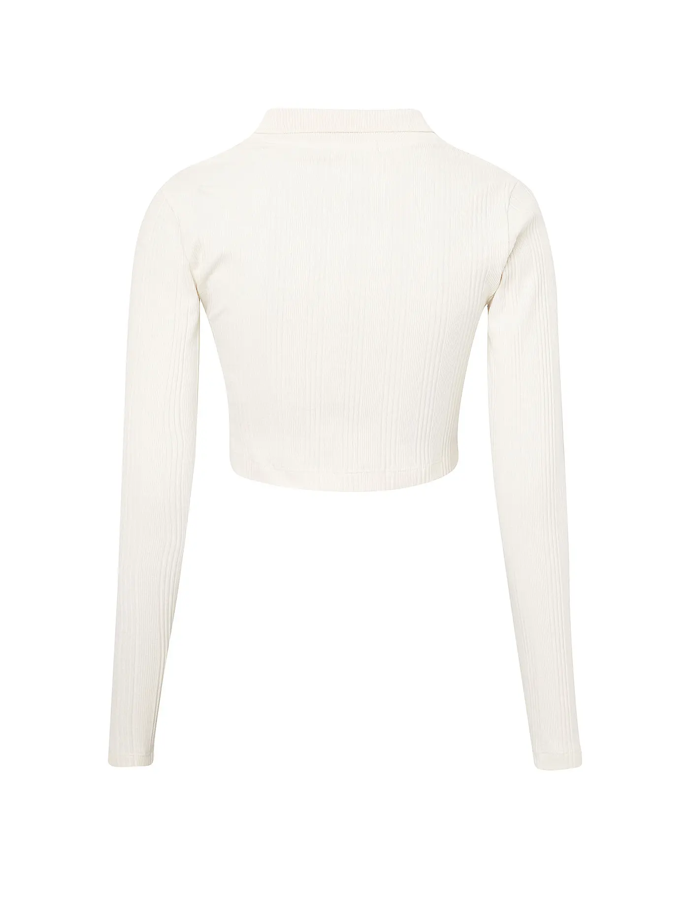 CALVIN KLEIN JEANS | Poloshirt Cropped Fit | creme