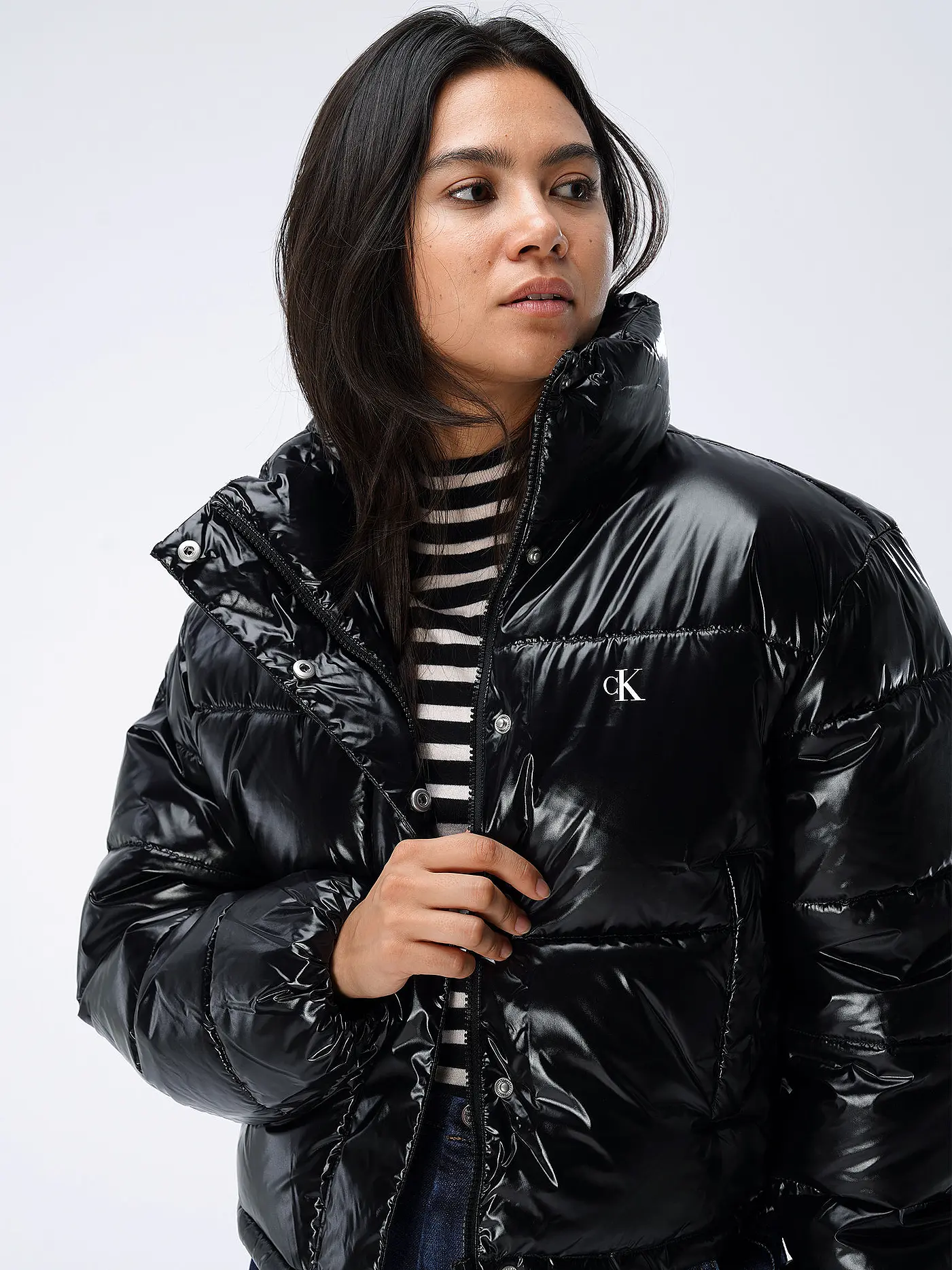 CALVIN KLEIN JEANS | Steppjacke | schwarz