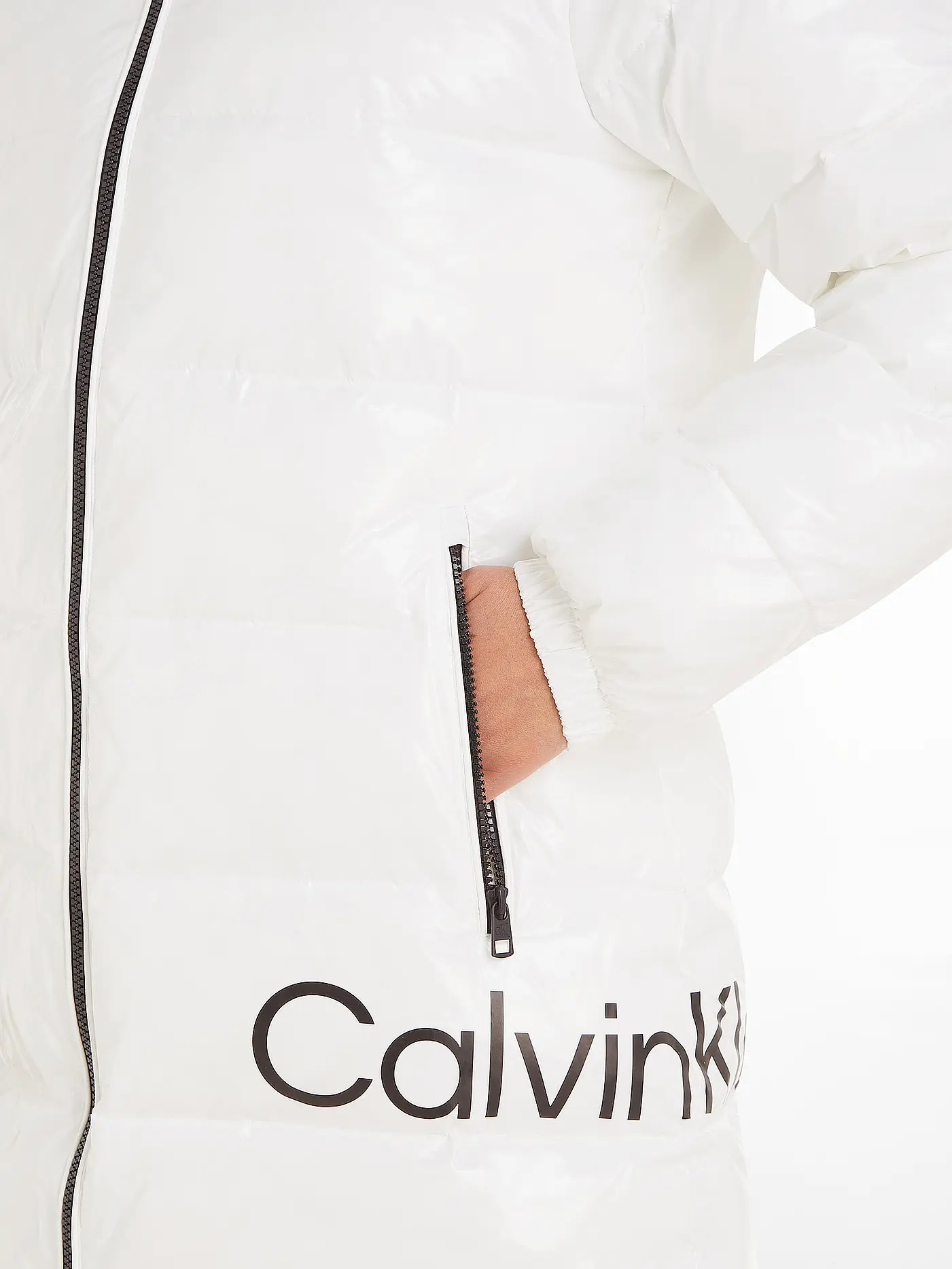CALVIN KLEIN JEANS | Steppmantel | weiss