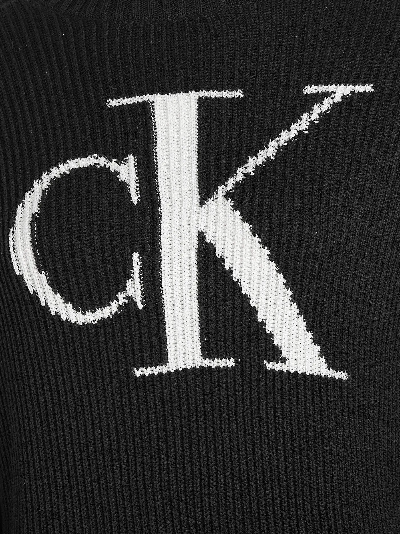 CALVIN KLEIN JEANS | Sweatkleid  | schwarz