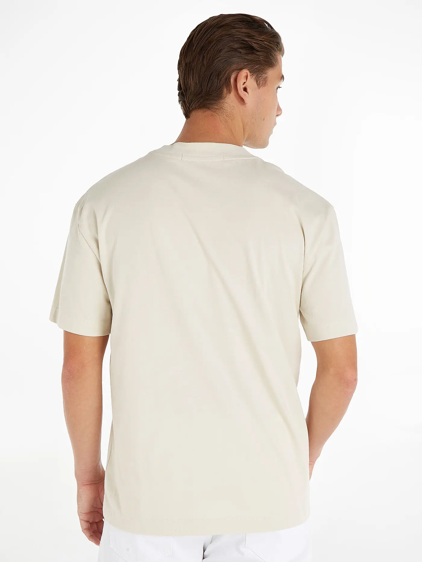 CALVIN KLEIN JEANS | T-Shirt BLOCKING TEE | beige