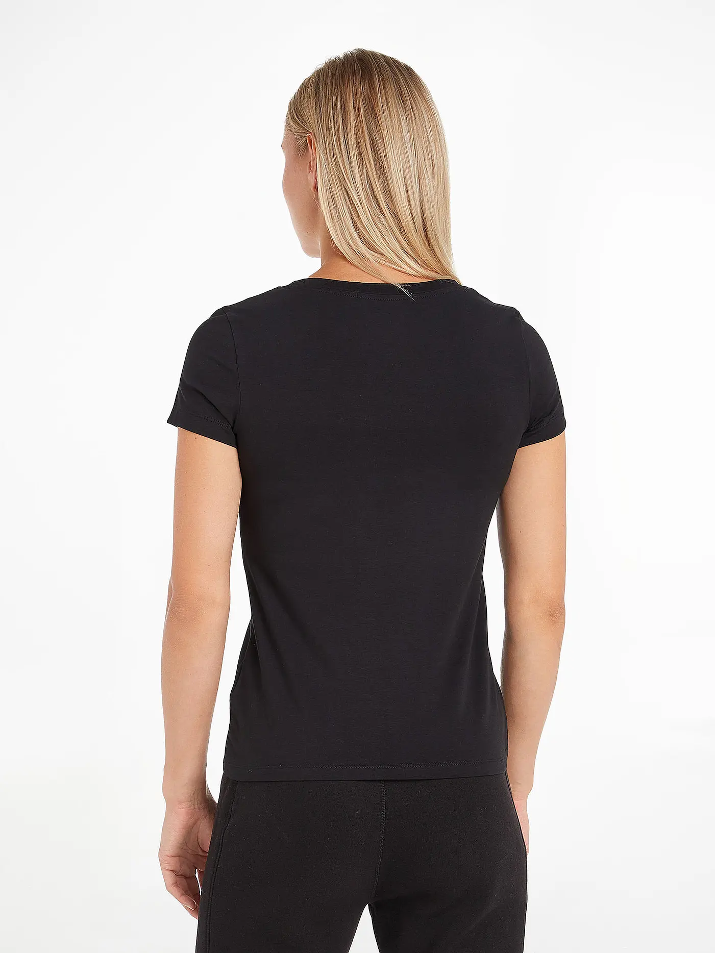 CALVIN KLEIN JEANS | T-Shirt Slim Fit  | schwarz