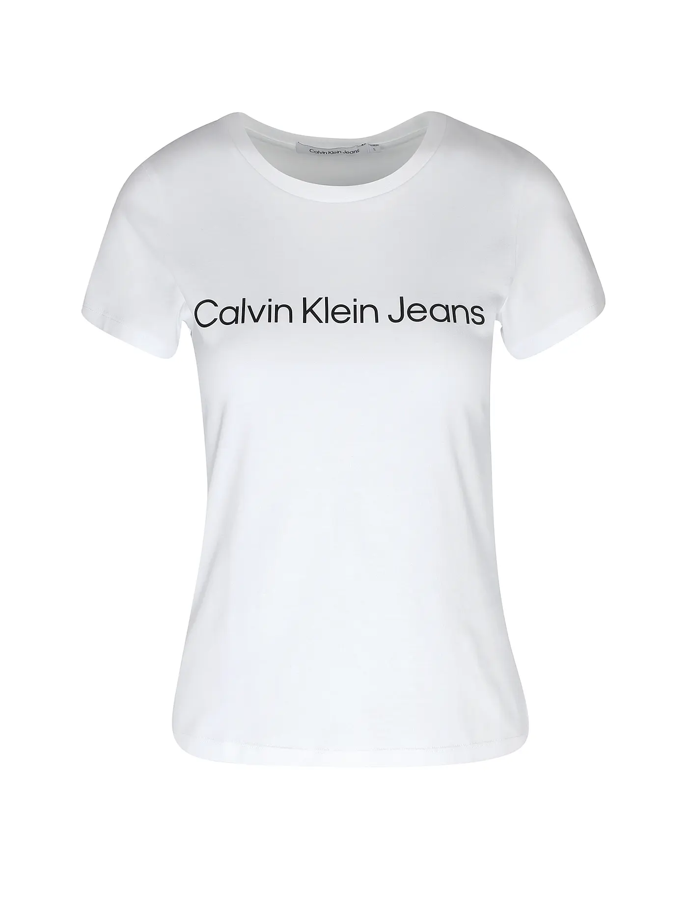 CALVIN KLEIN JEANS | T-Shirt Slim Fit CORE INSTITUTIONAL | weiss