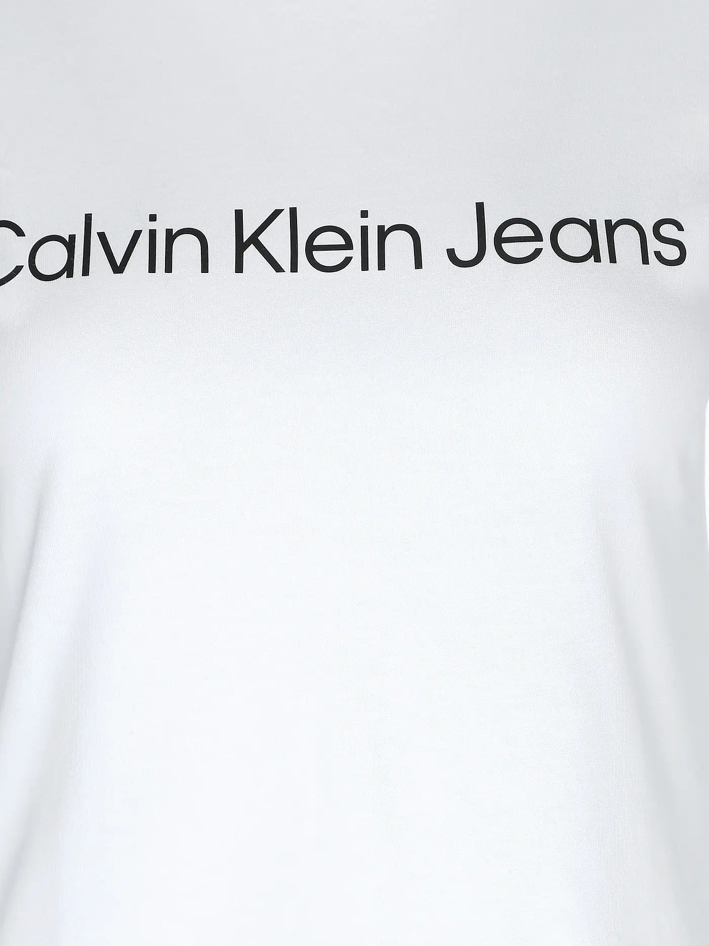 CALVIN KLEIN JEANS | T-Shirt Slim Fit CORE INSTITUTIONAL | weiss