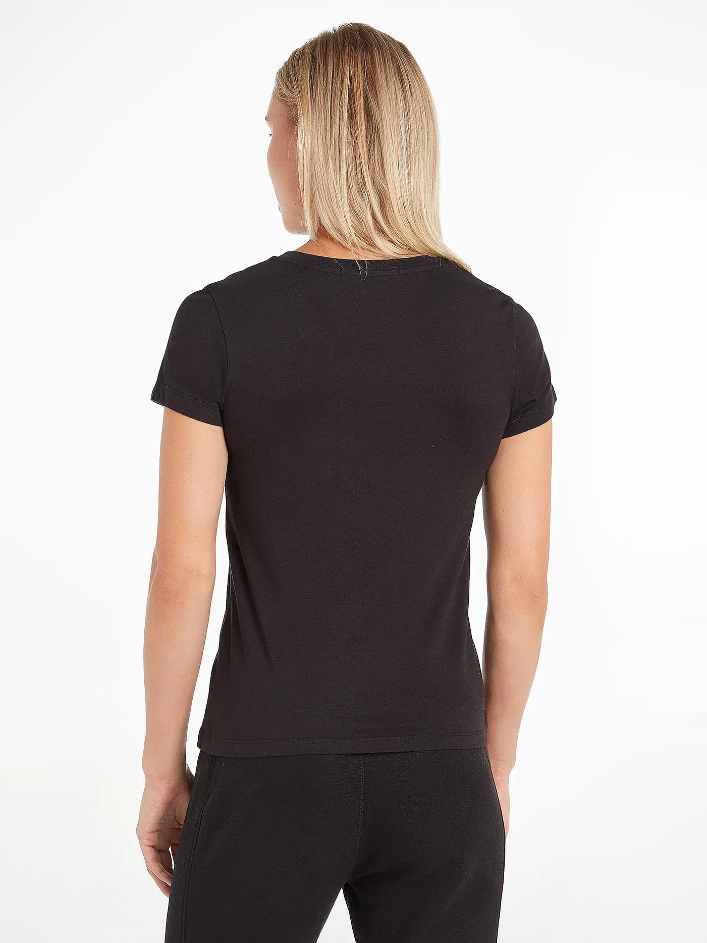 CALVIN KLEIN JEANS | T-Shirt Slim Fit CORE INSTITUTIONAL | schwarz