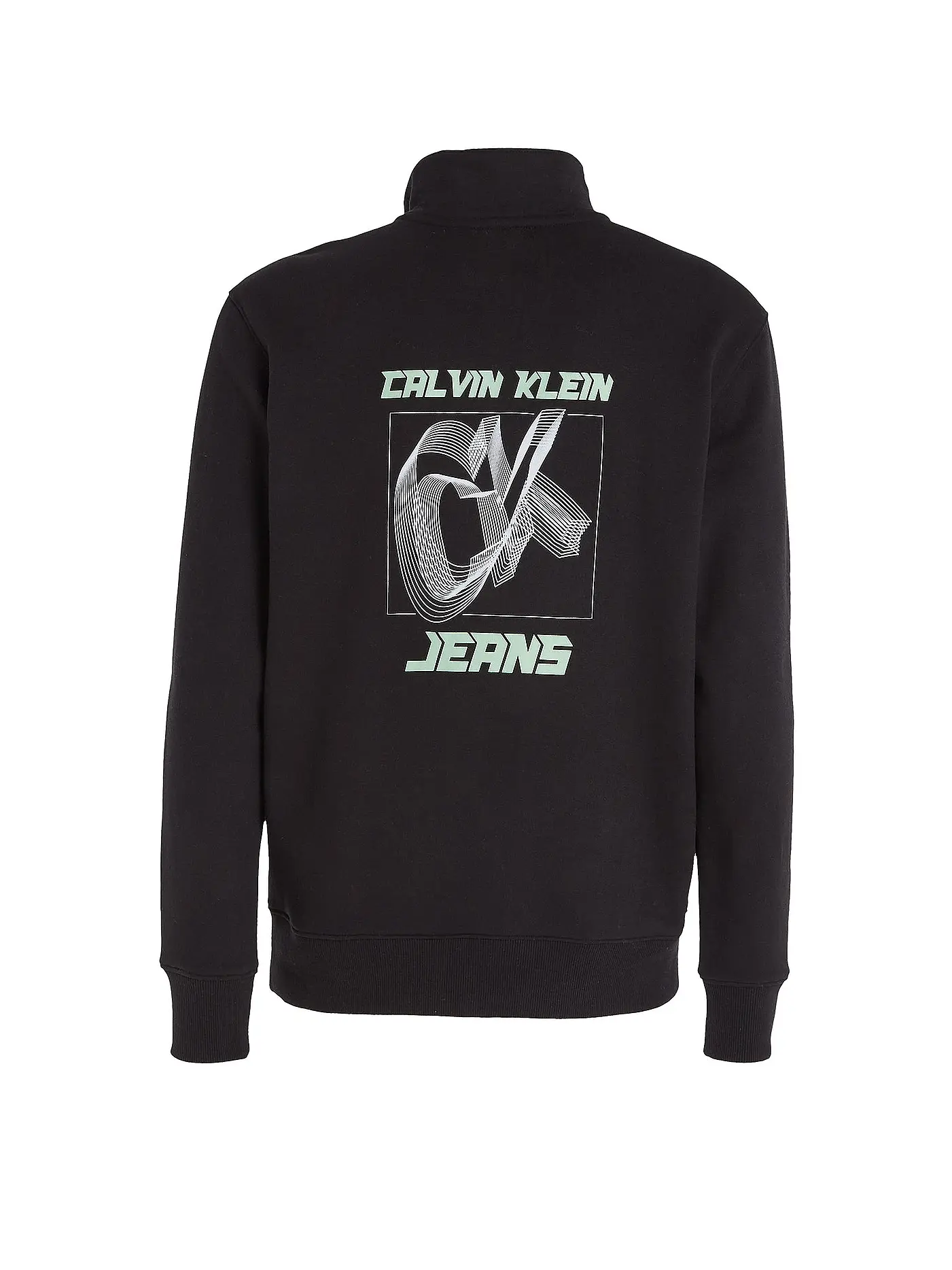 CALVIN KLEIN JEANS | Troyer Sweater | schwarz