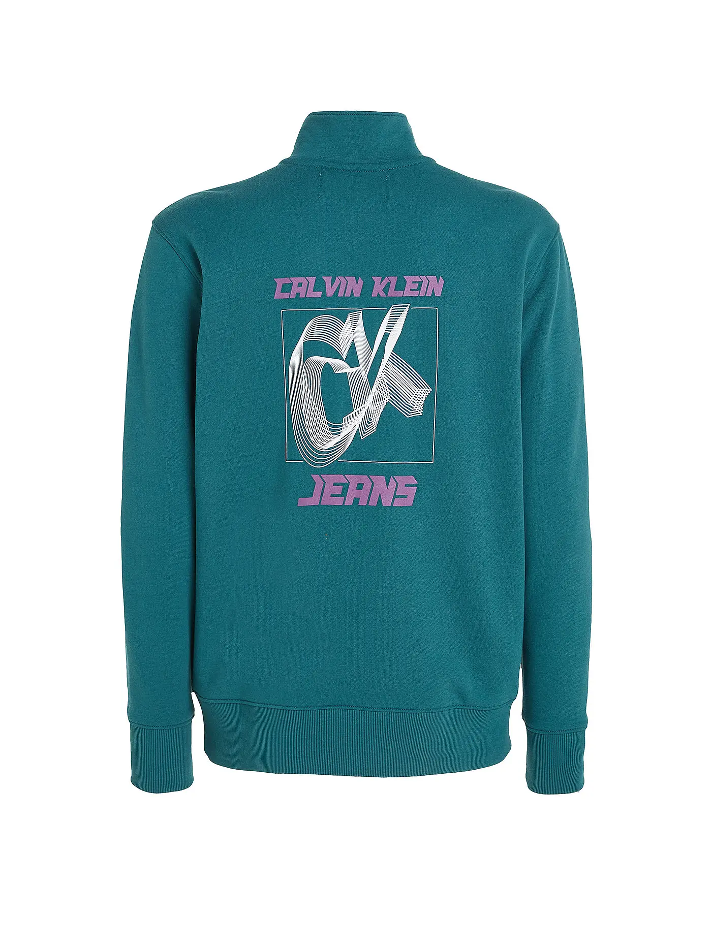 CALVIN KLEIN JEANS | Troyer Sweater | petrol