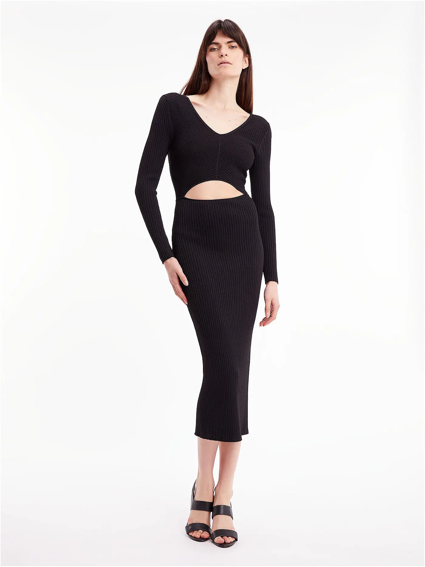 CALVIN KLEIN | Abendkleid ICONIC | schwarz
