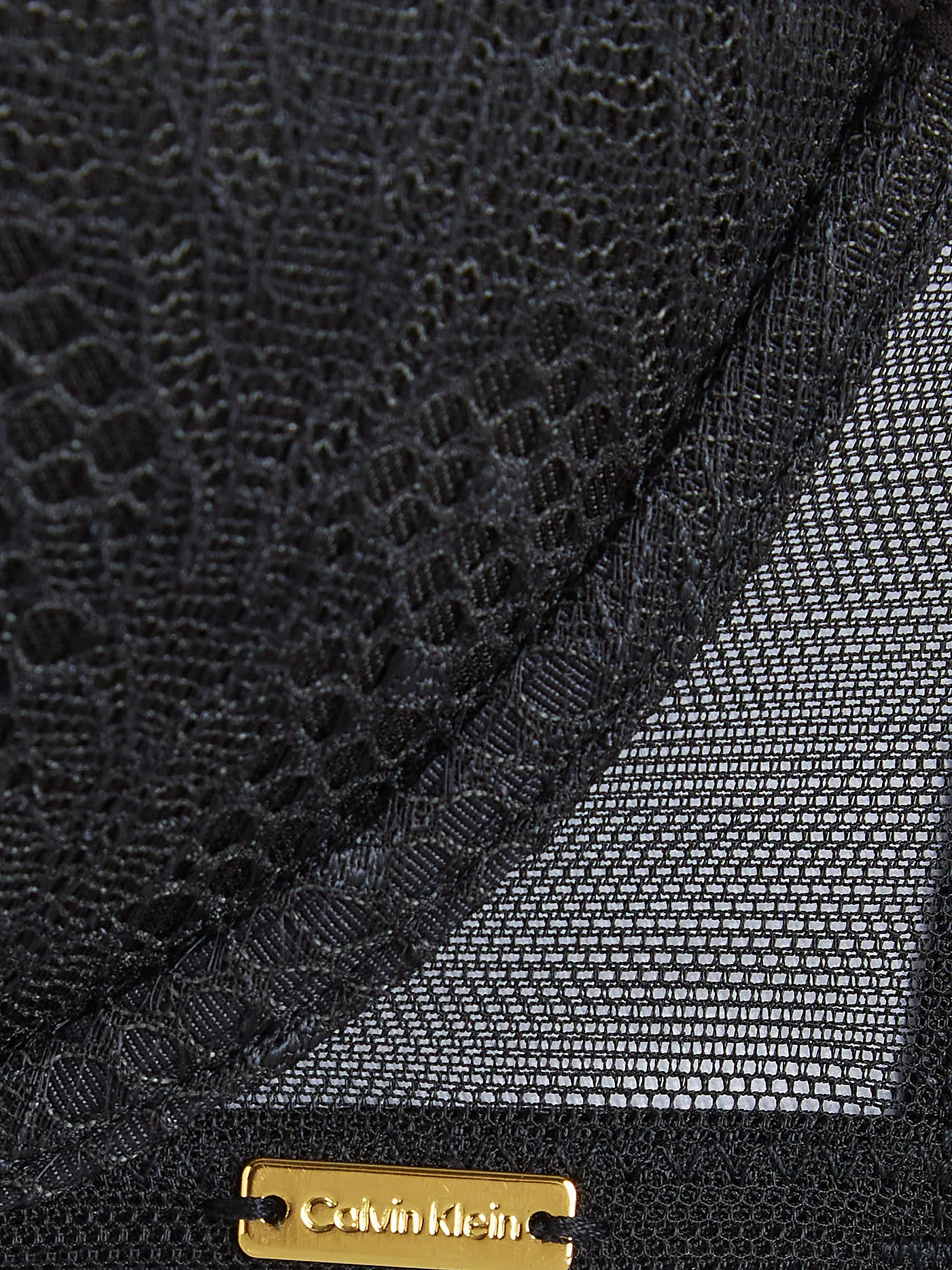 CALVIN KLEIN | BH mit gefüttert mit Reifen black  | schwarz
