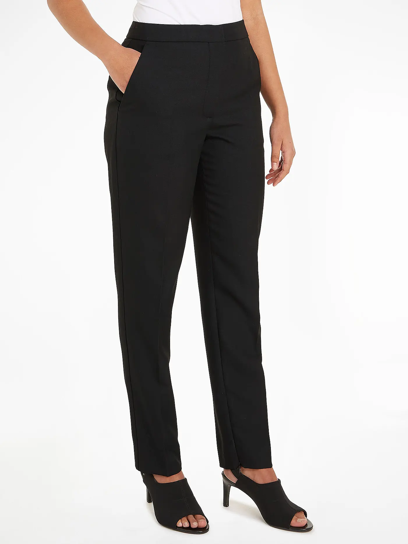 CALVIN KLEIN | Businesshose 7/8 | schwarz