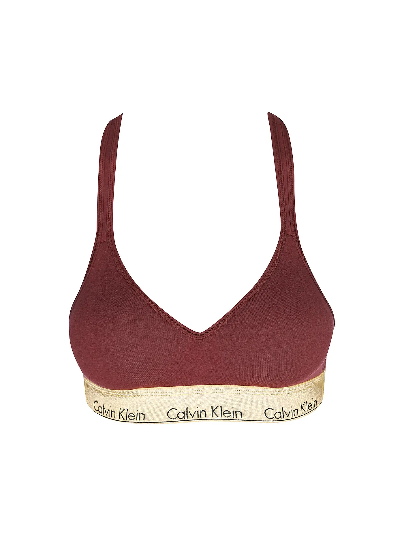 CALVIN KLEIN | Bustier - Bralette MODERN COTTON | dunkelrot