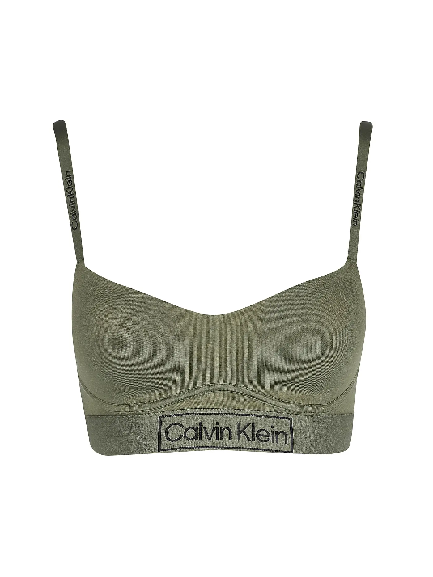 CALVIN KLEIN | Bustier gefüttert | olive