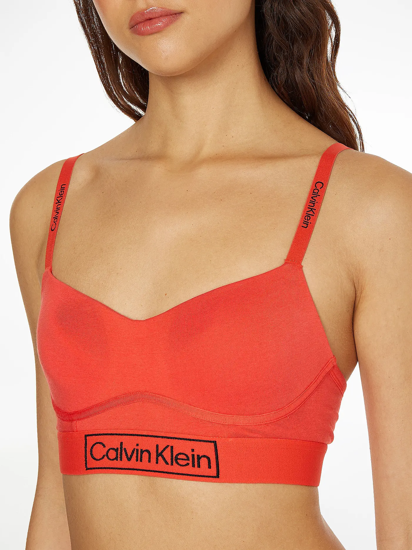 CALVIN KLEIN | Bustier gefüttert | rot