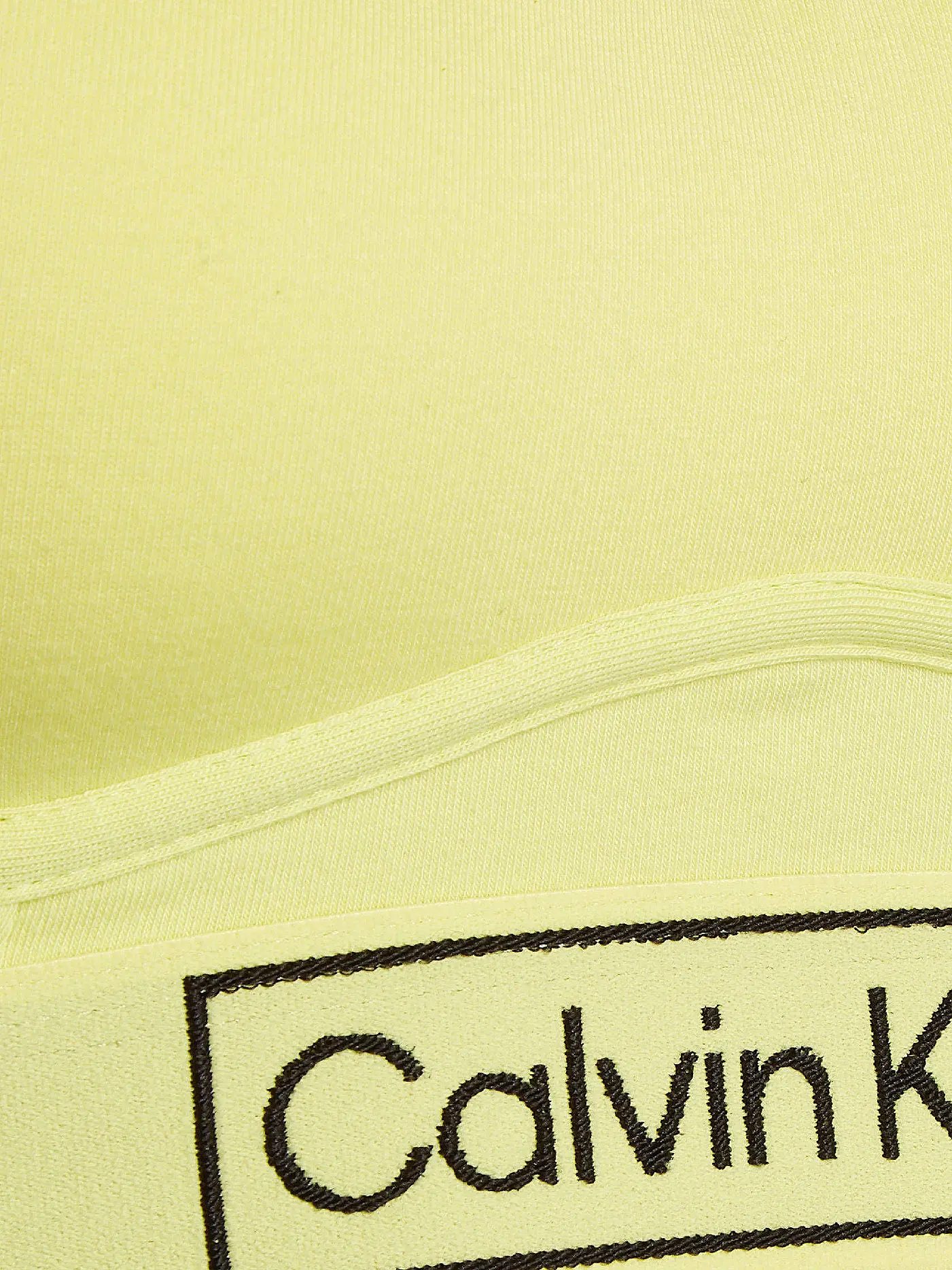 CALVIN KLEIN | Bustier gefüttert | gelb