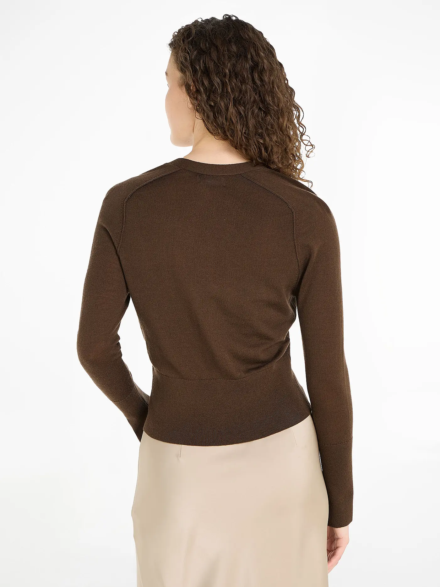 CALVIN KLEIN | Cardigan  | braun