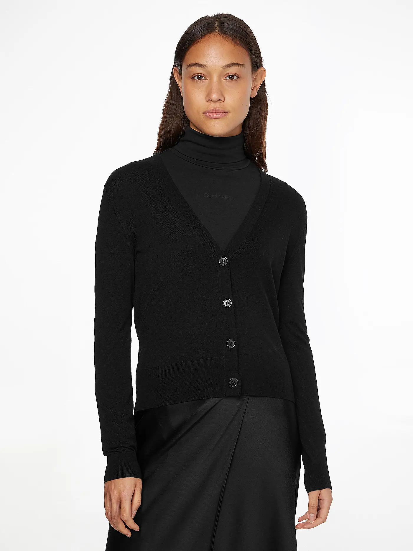 CALVIN KLEIN | Cardigan | schwarz