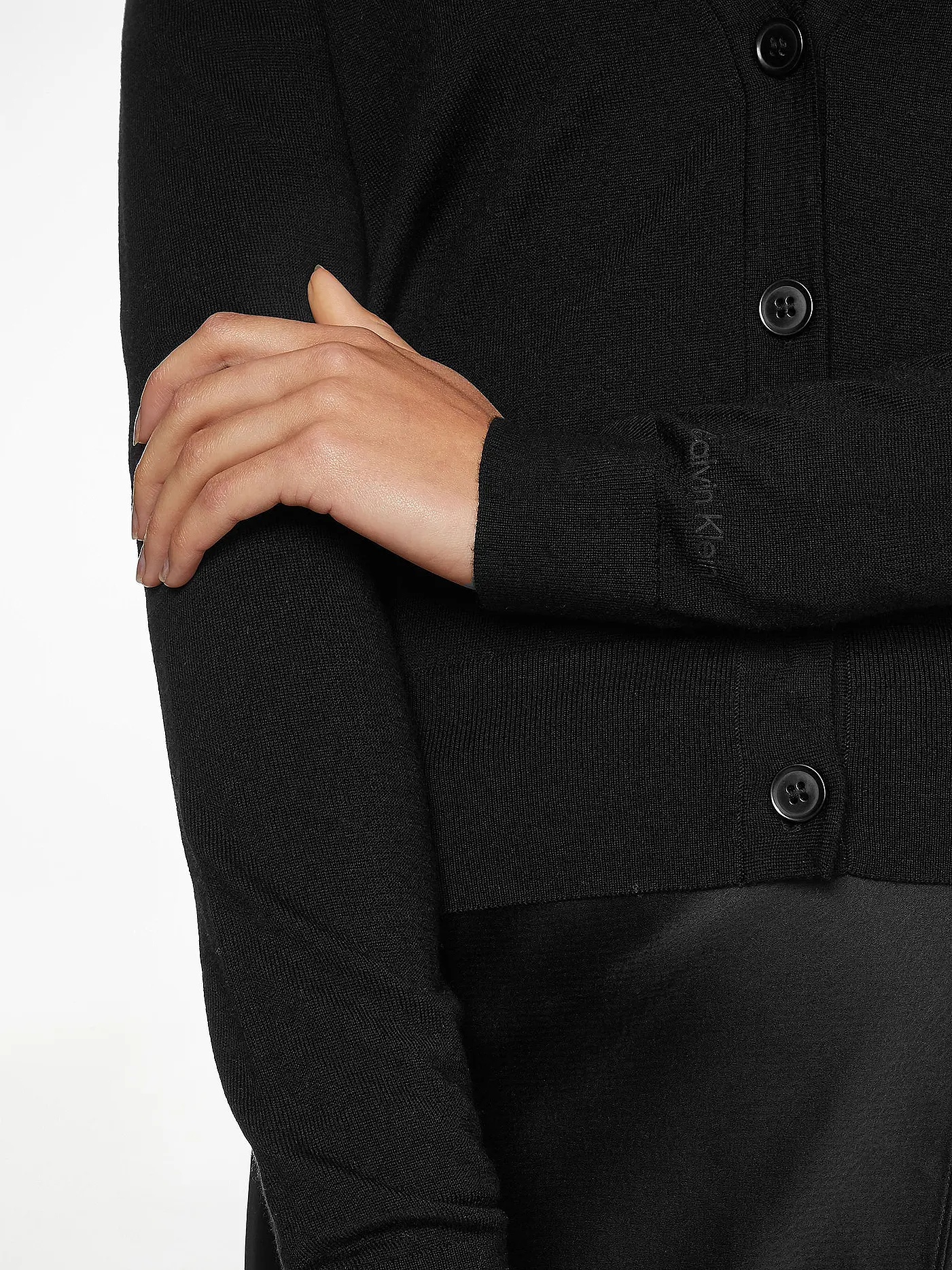 CALVIN KLEIN | Cardigan | schwarz