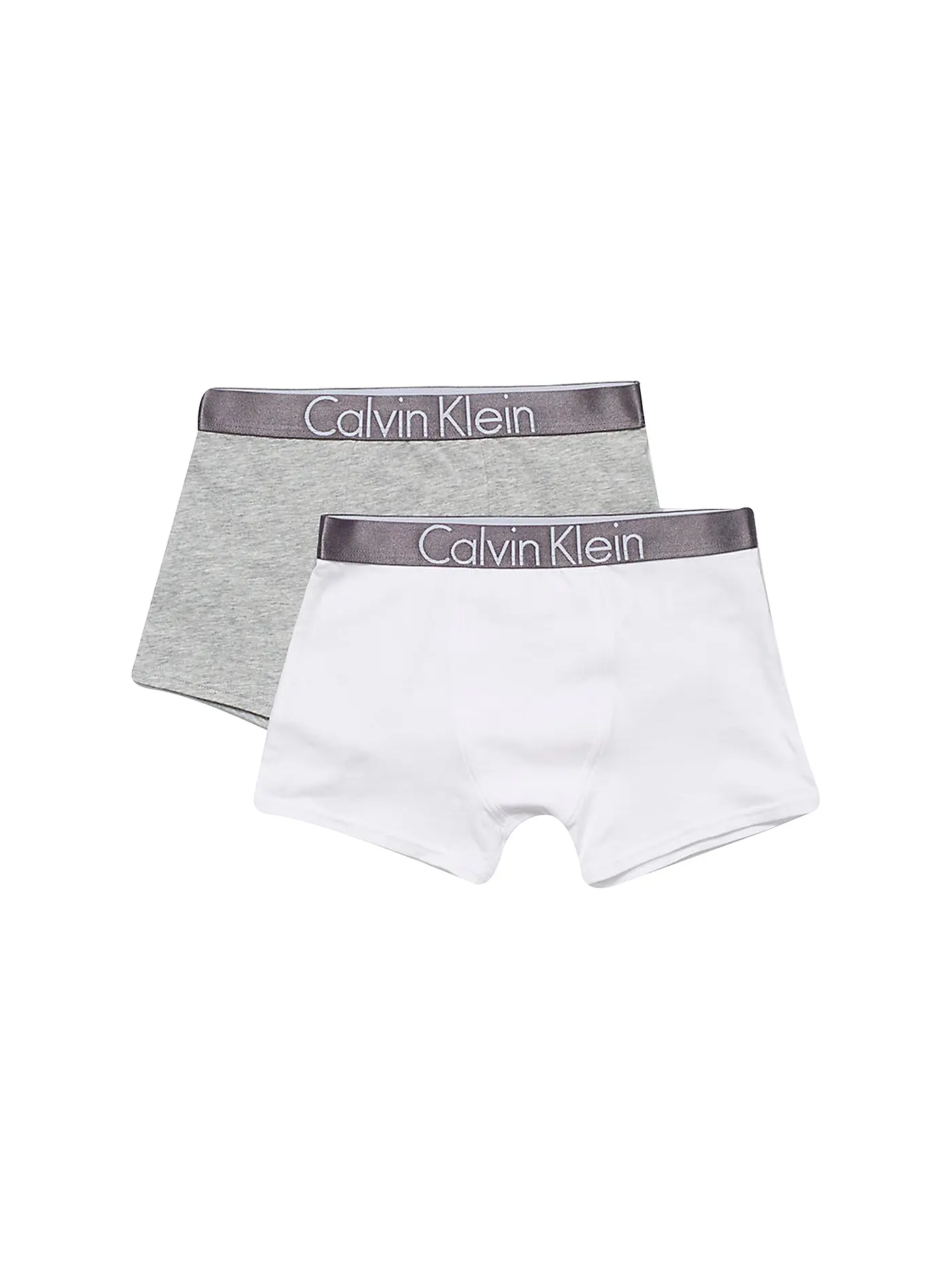 CALVIN KLEIN | Jungen Pants 2er Pkg Customized Stretch Grey/White | grau
