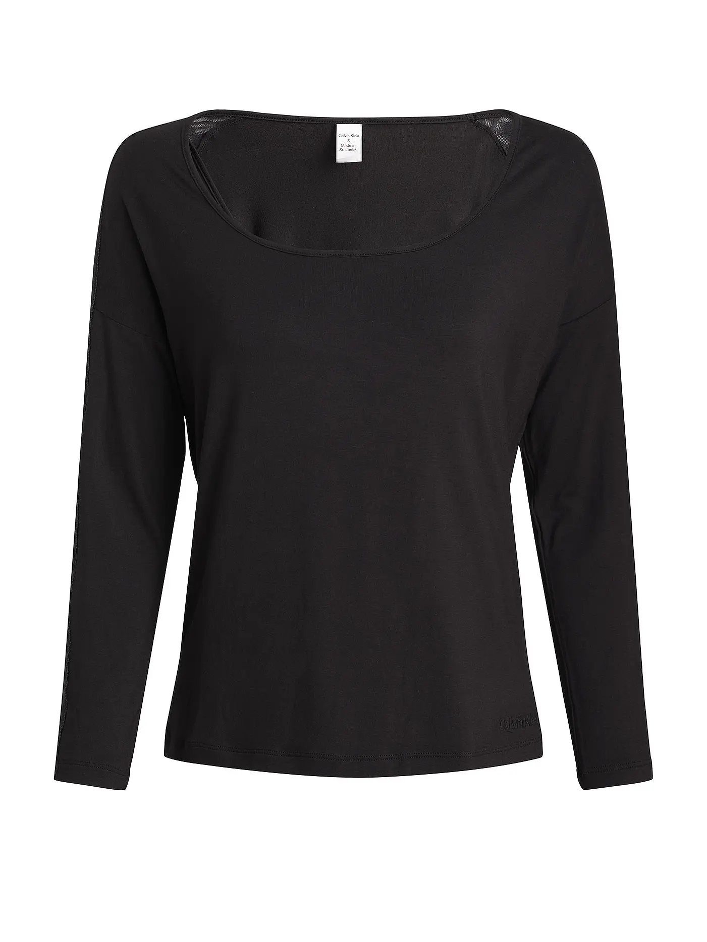 CALVIN KLEIN | Langarmshirt  | schwarz