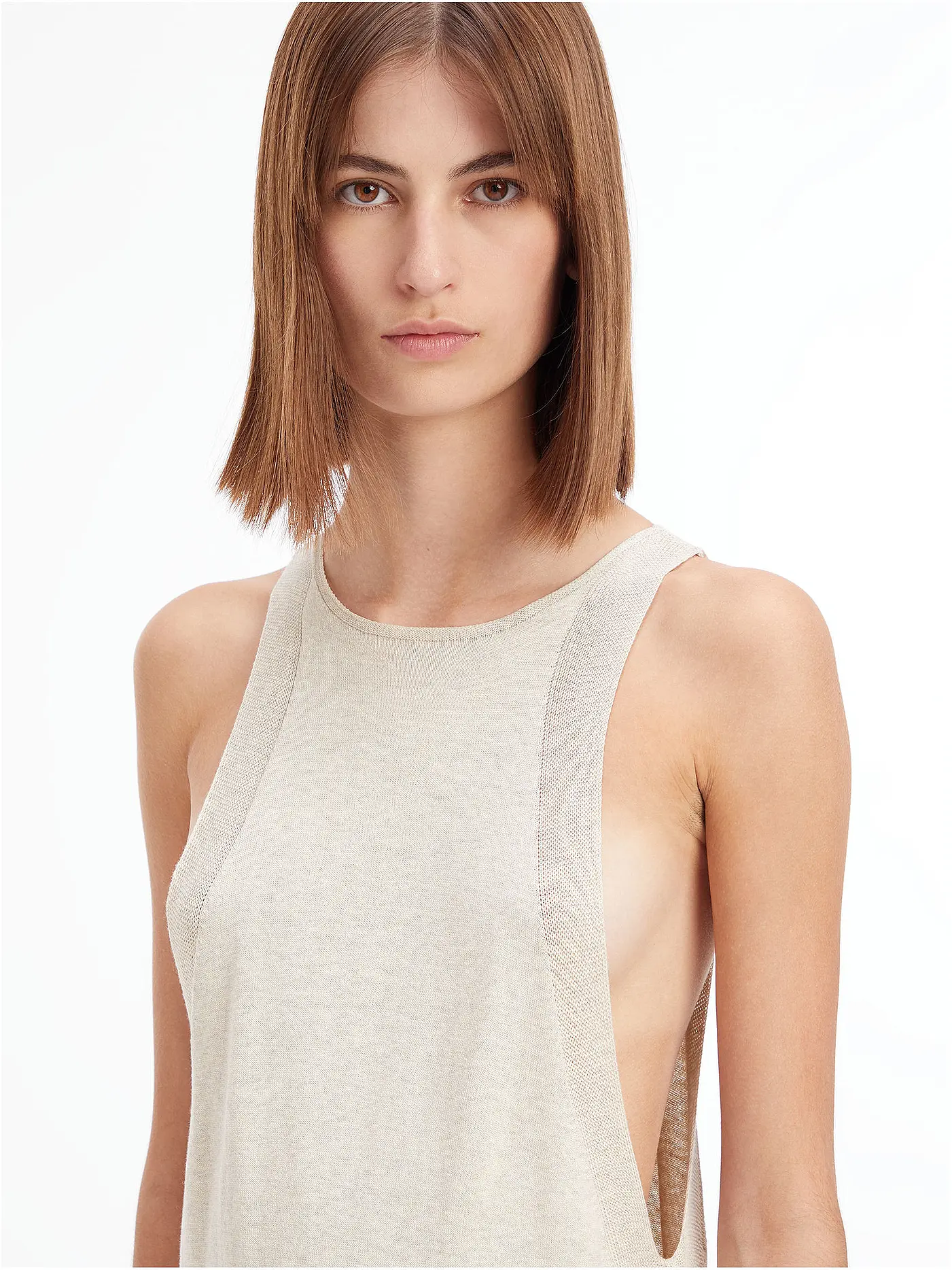 CALVIN KLEIN | Maxikleid | beige