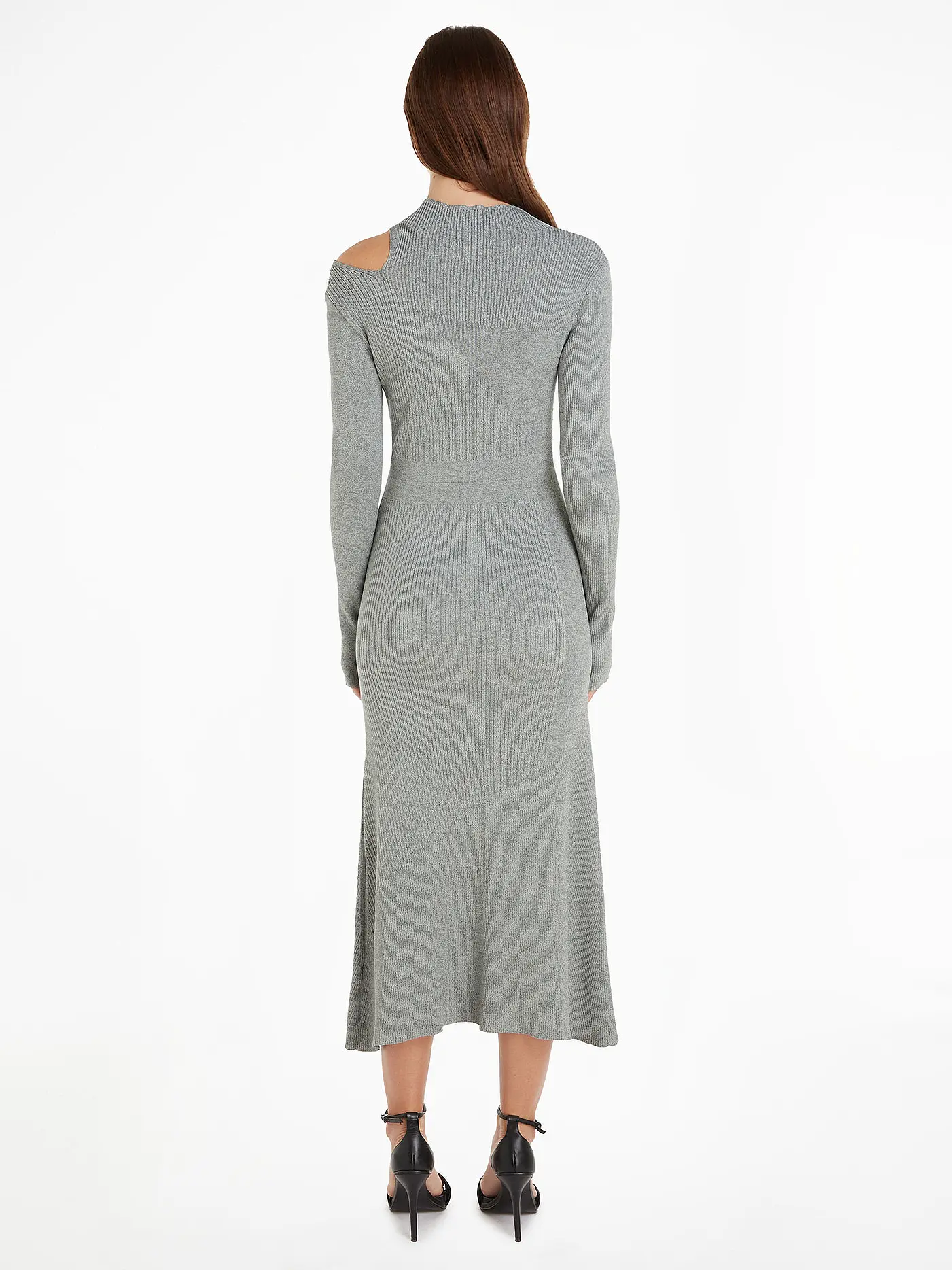 CALVIN KLEIN | Midikleid  | hellgrau