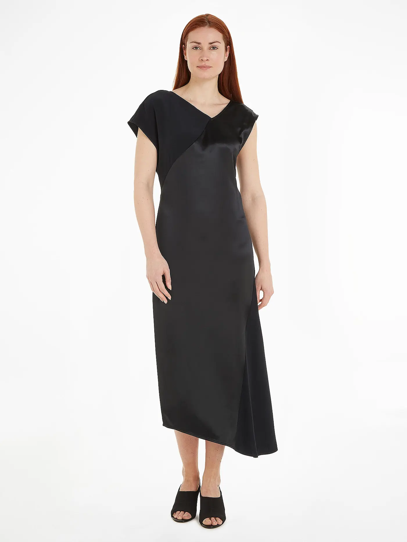 CALVIN KLEIN | Midikleid NAIA | schwarz