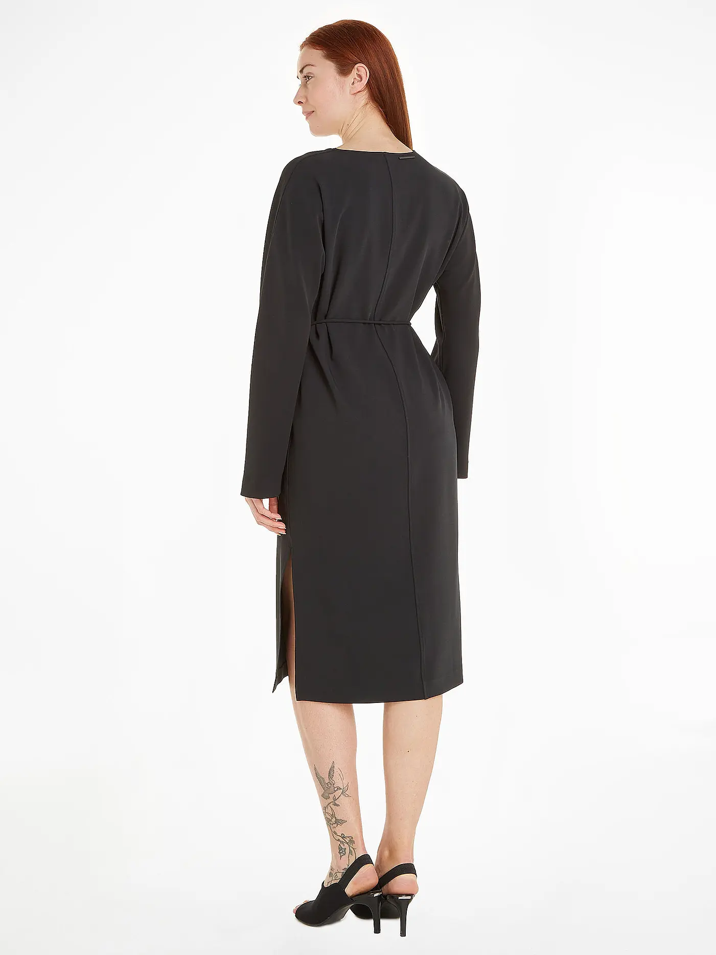 CALVIN KLEIN | Midikleid | schwarz