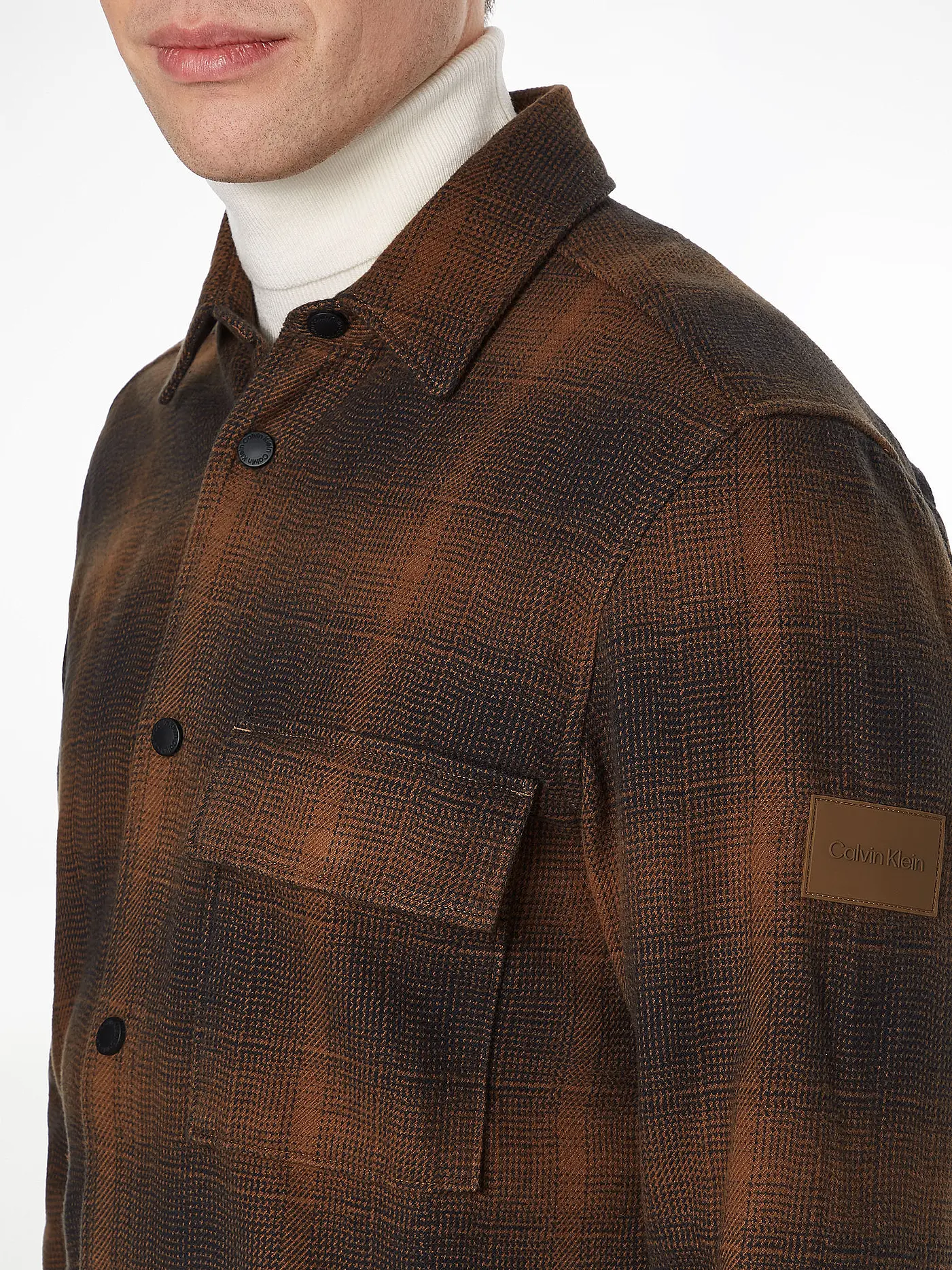 CALVIN KLEIN | Overshirt | braun