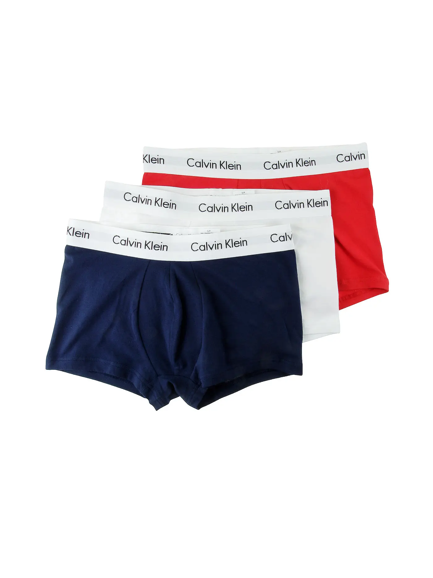 CALVIN KLEIN | Pant 3-er Pkg. blau grau gemustert  | bunt