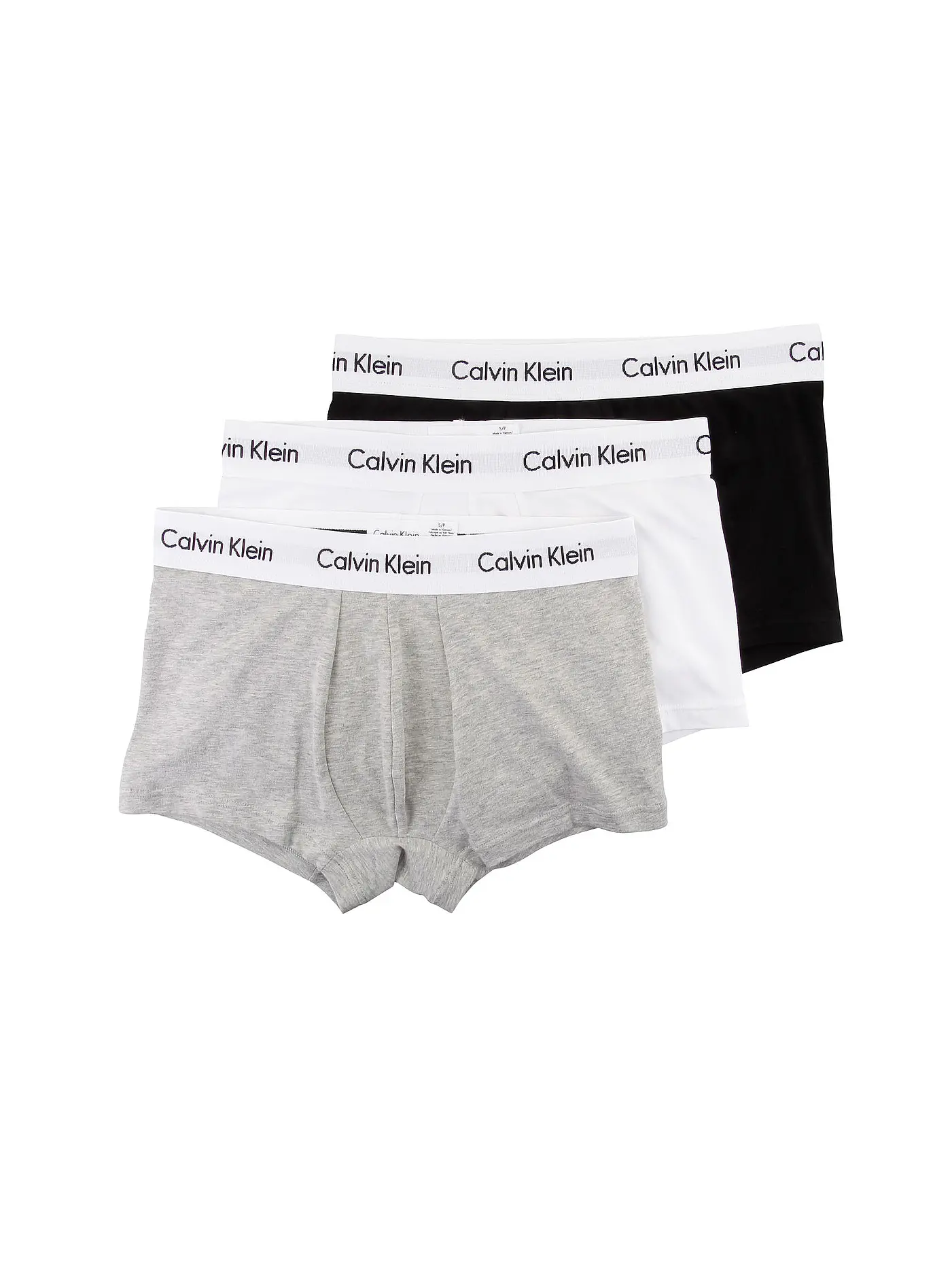 CALVIN KLEIN | Pant 3-er Pkg. blau grau gemustert  | bunt