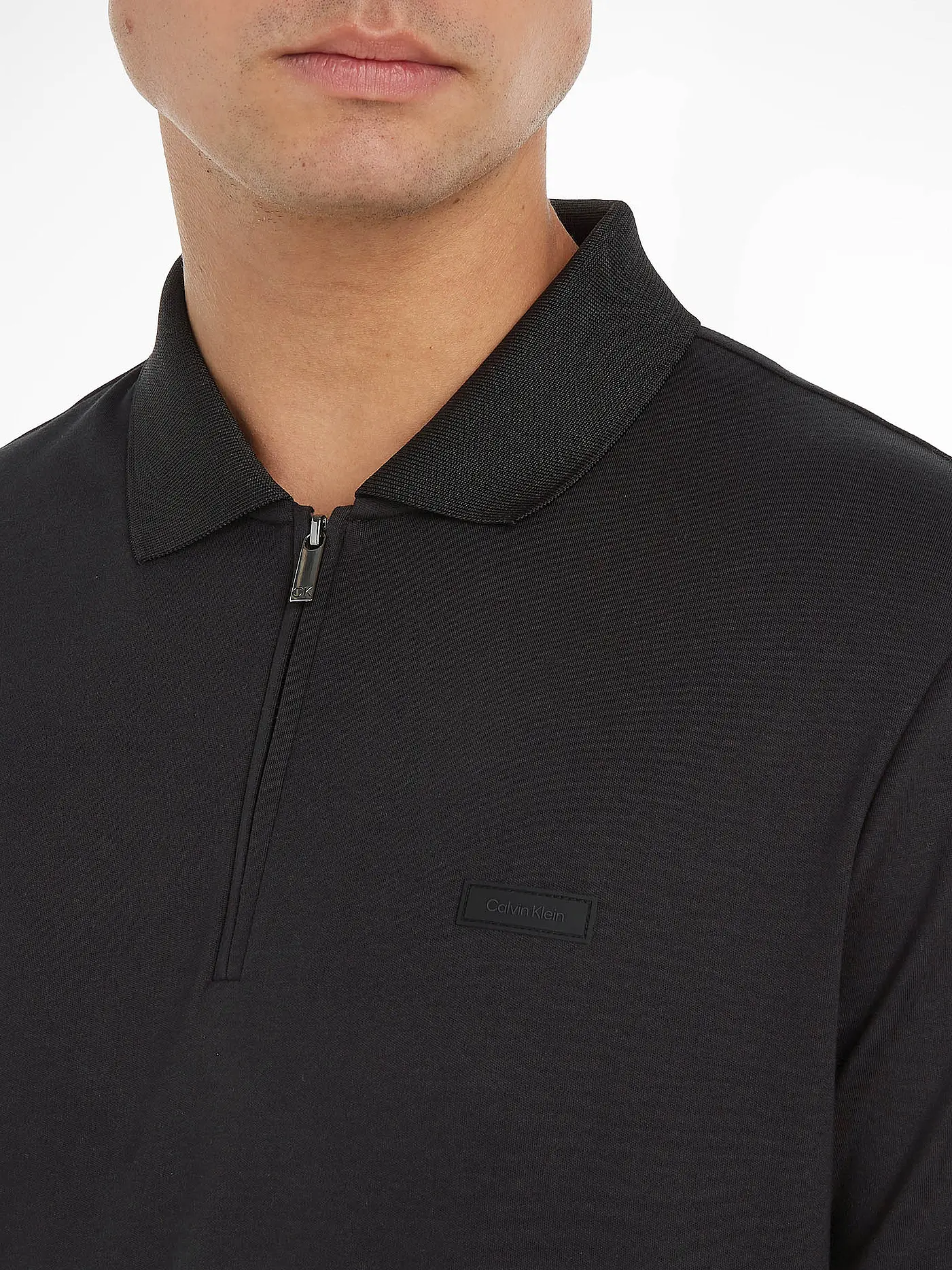 CALVIN KLEIN | Poloshirt | schwarz
