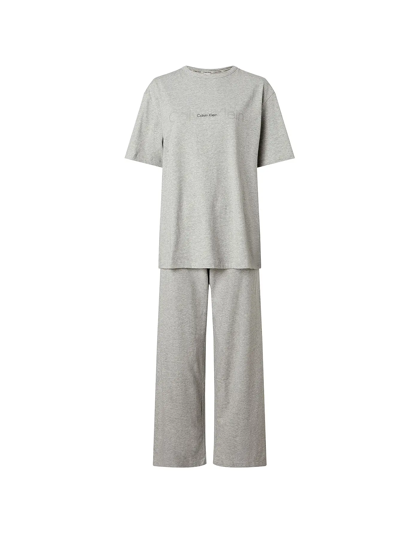 CALVIN KLEIN | Pyjamaset | hellgrau