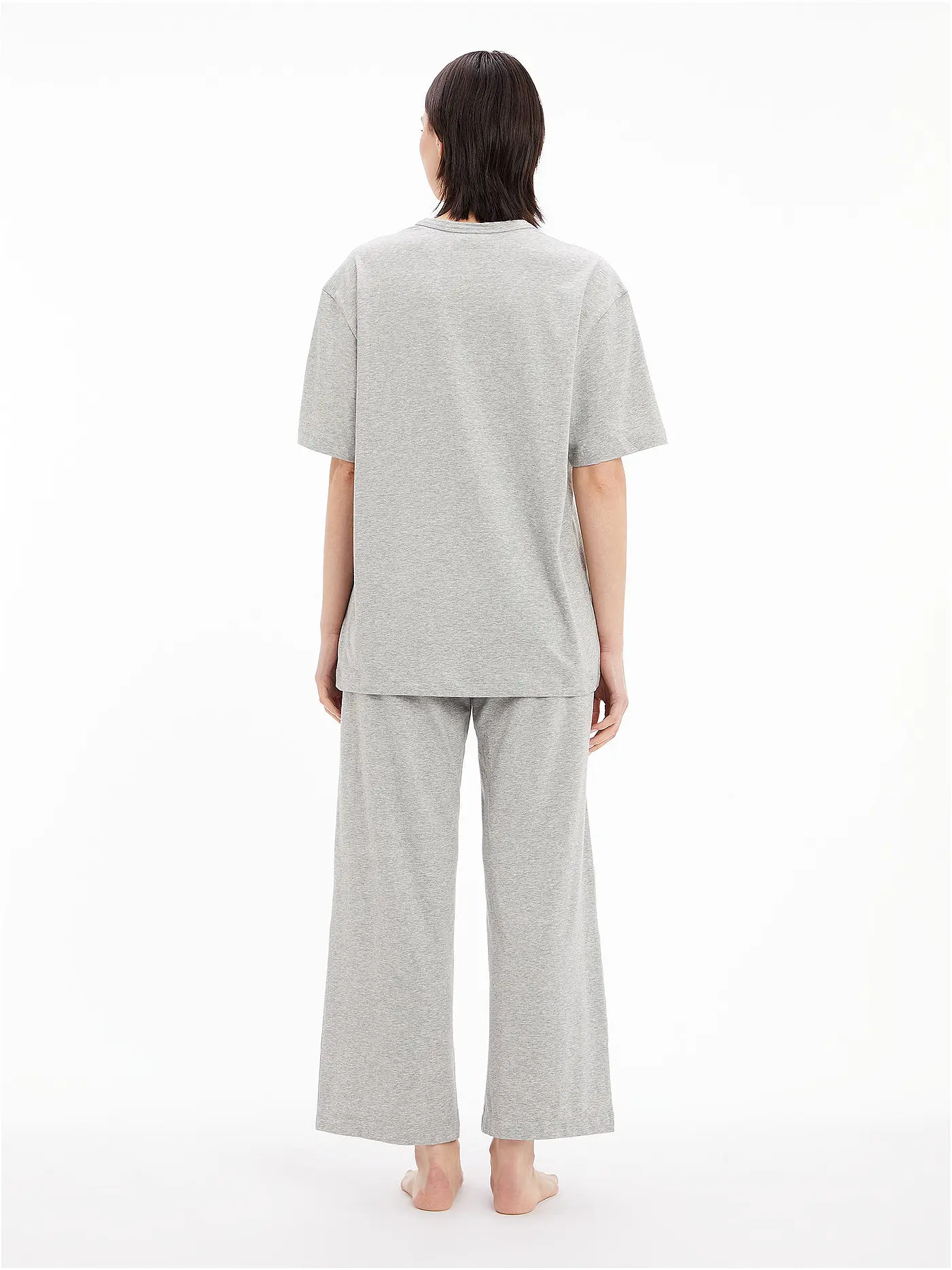 CALVIN KLEIN | Pyjamaset | hellgrau