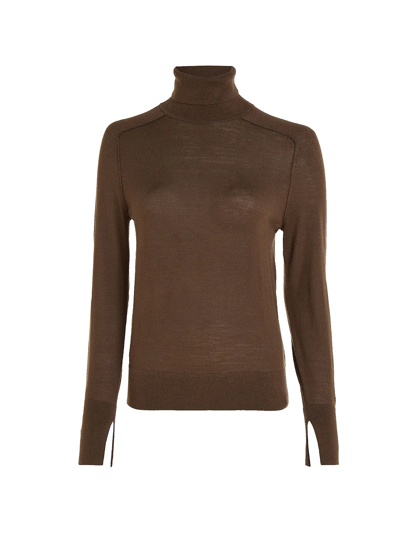 CALVIN KLEIN | Rollkragenpullover  | braun