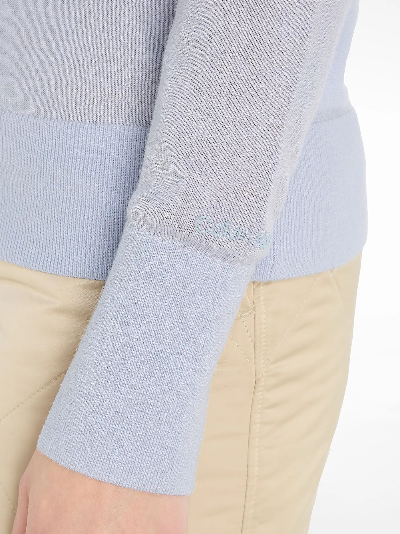 CALVIN KLEIN | Rollkragenpullover  | hellblau