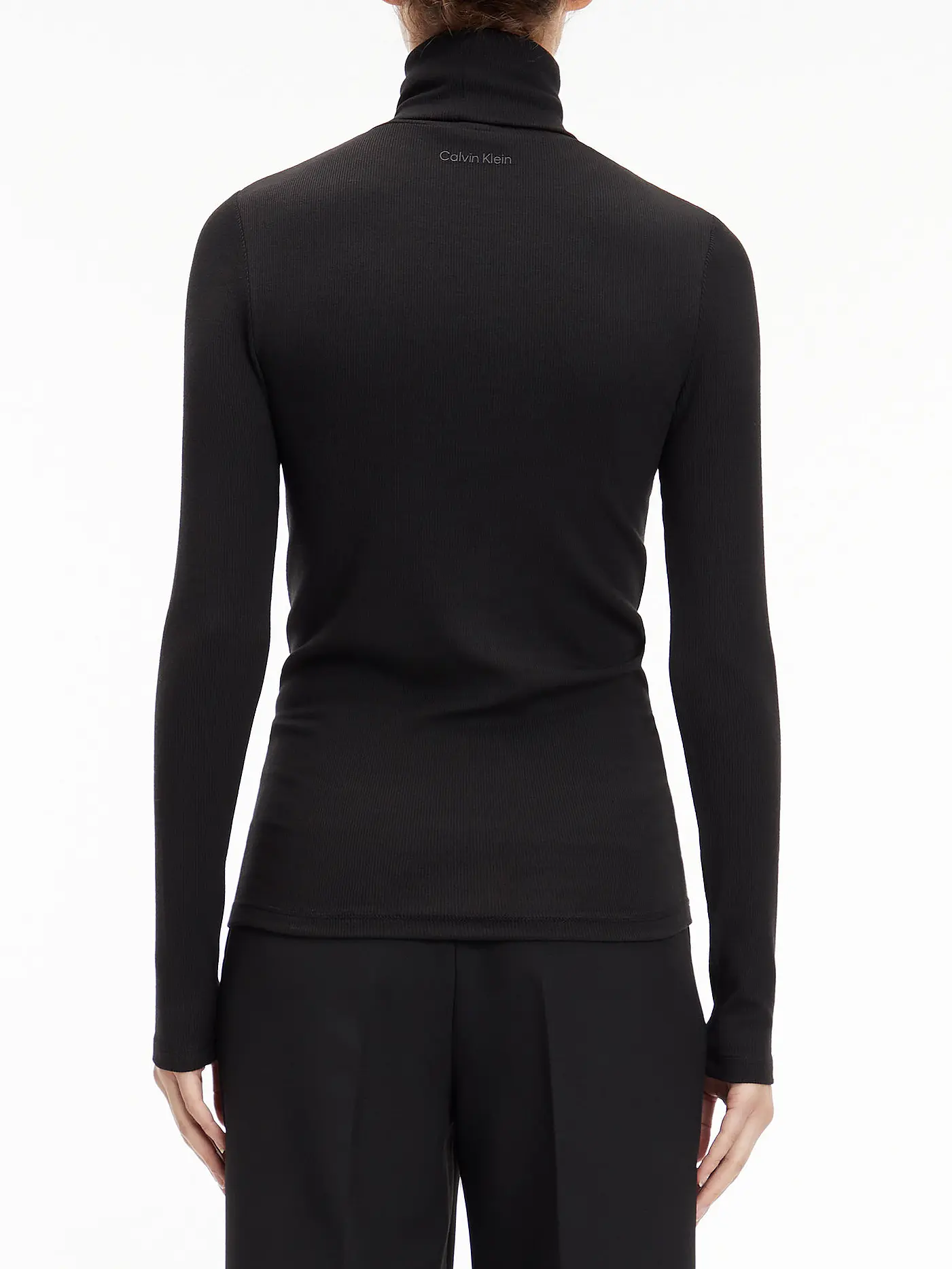 CALVIN KLEIN | Rollkragenshirt | schwarz