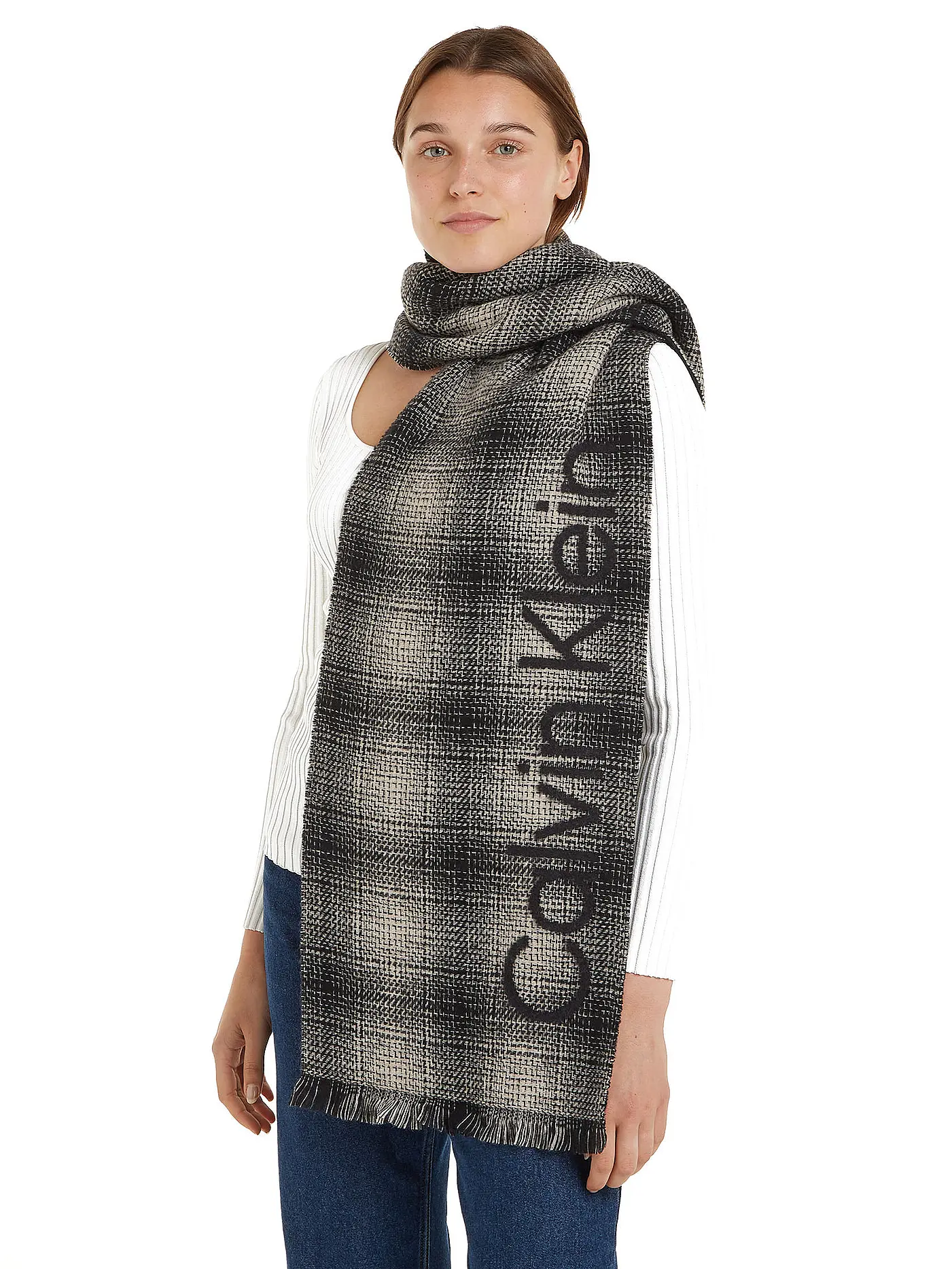CALVIN KLEIN | Schal | schwarz