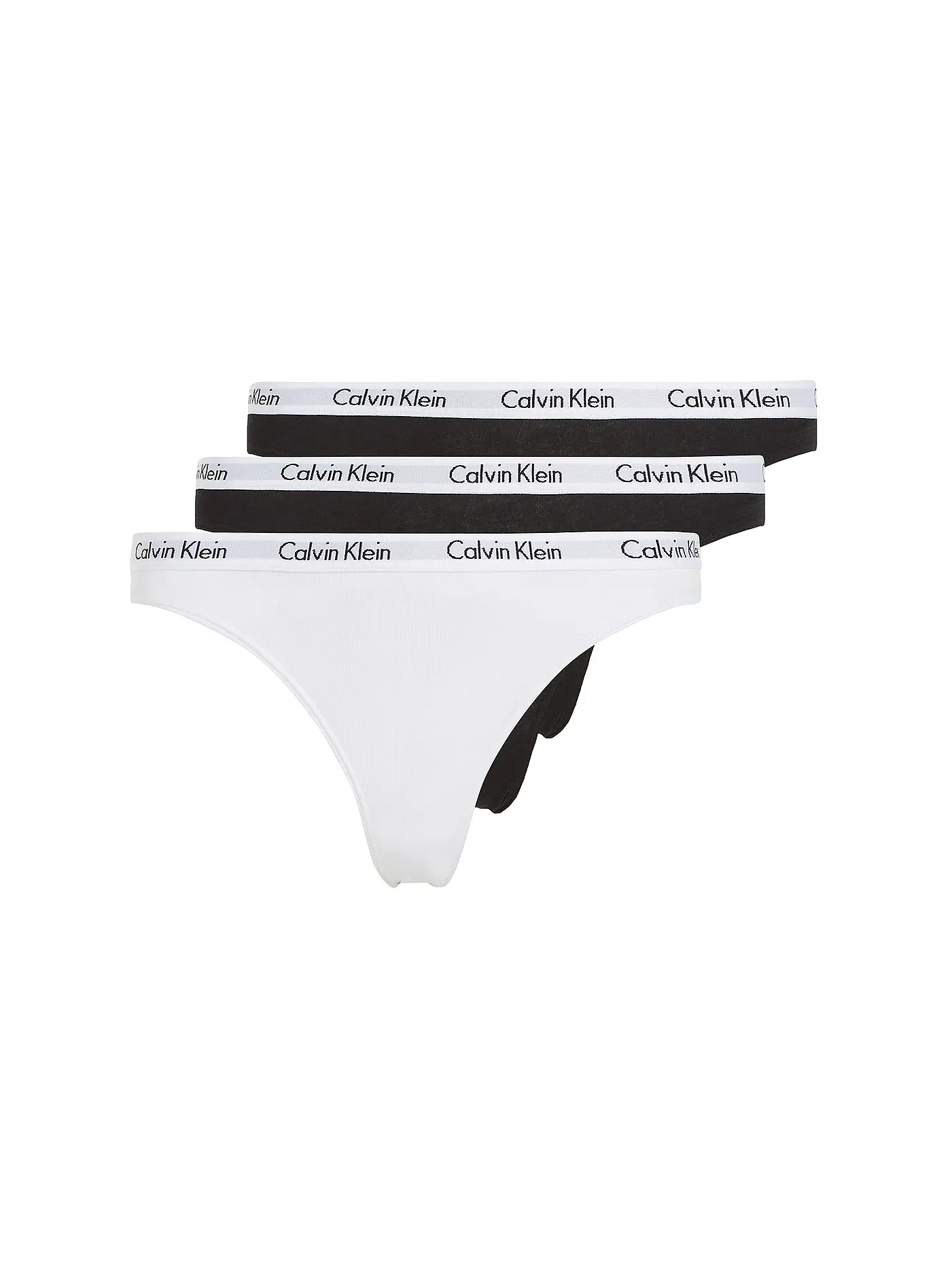 CALVIN KLEIN | Slip 3er Pkg black / white | bunt