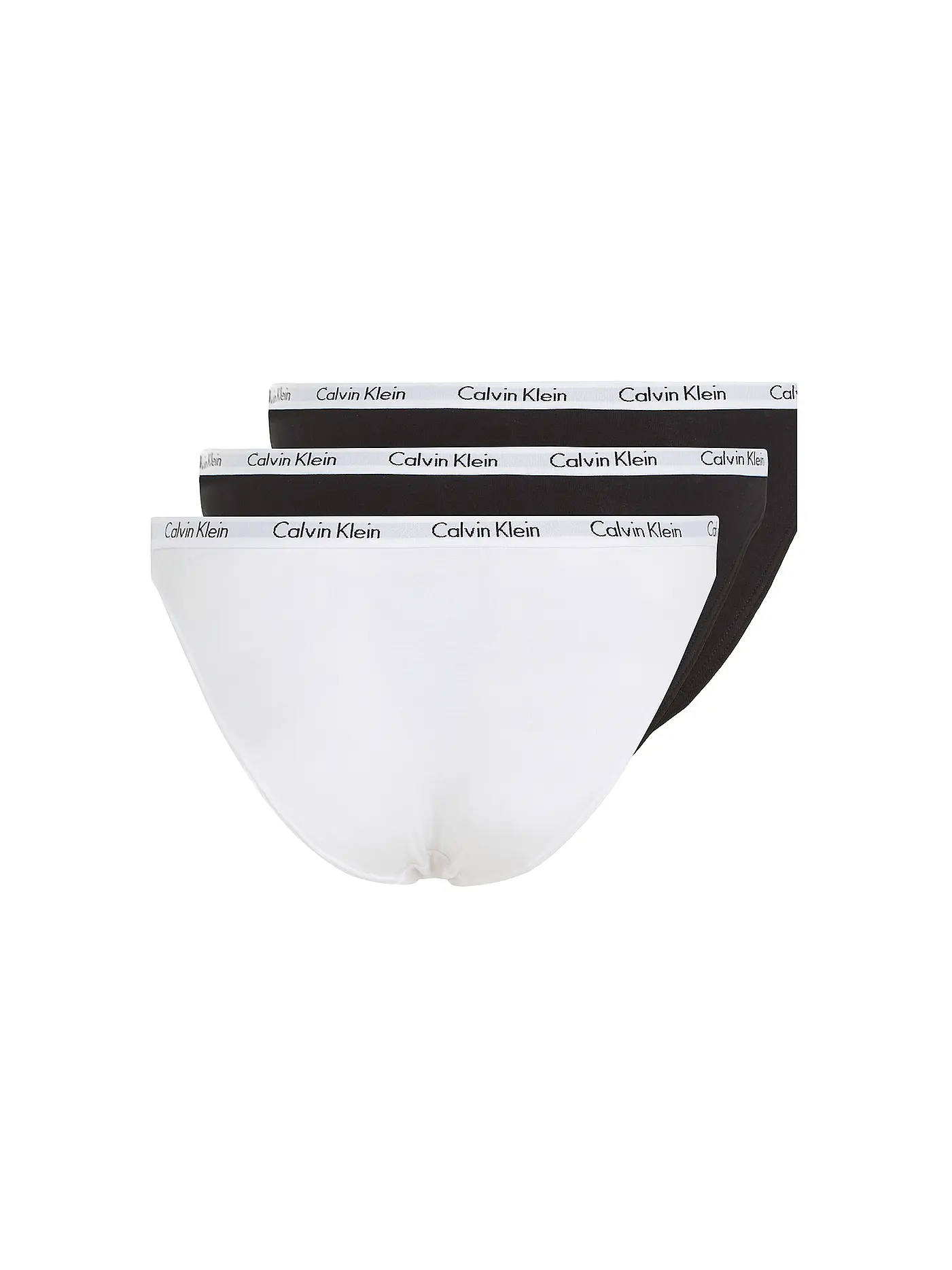 CALVIN KLEIN | Slip 3er Pkg black / white | bunt